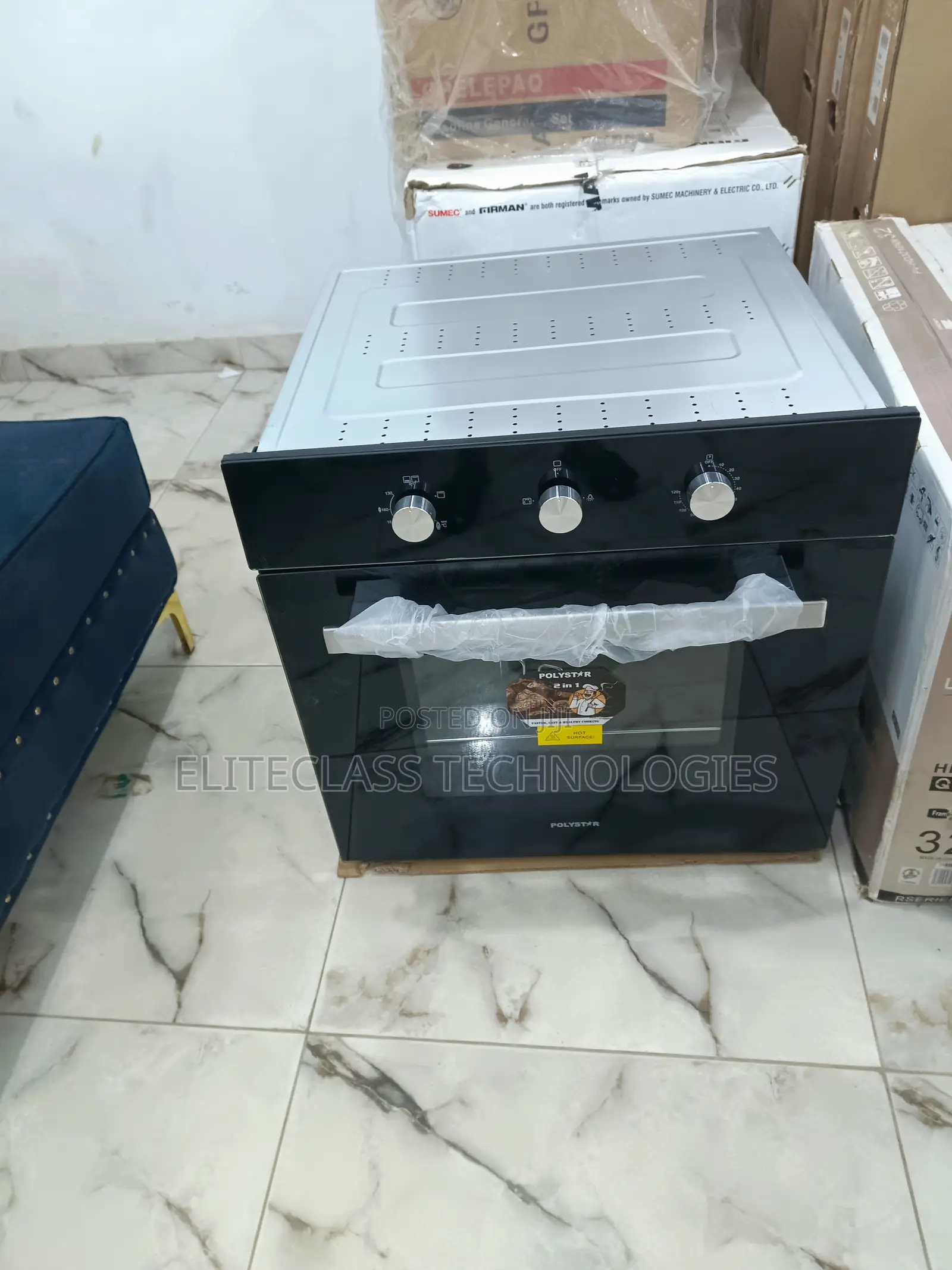 The Smartest Choice Polystar Built-in Oven ''Pv-Eg271bb''