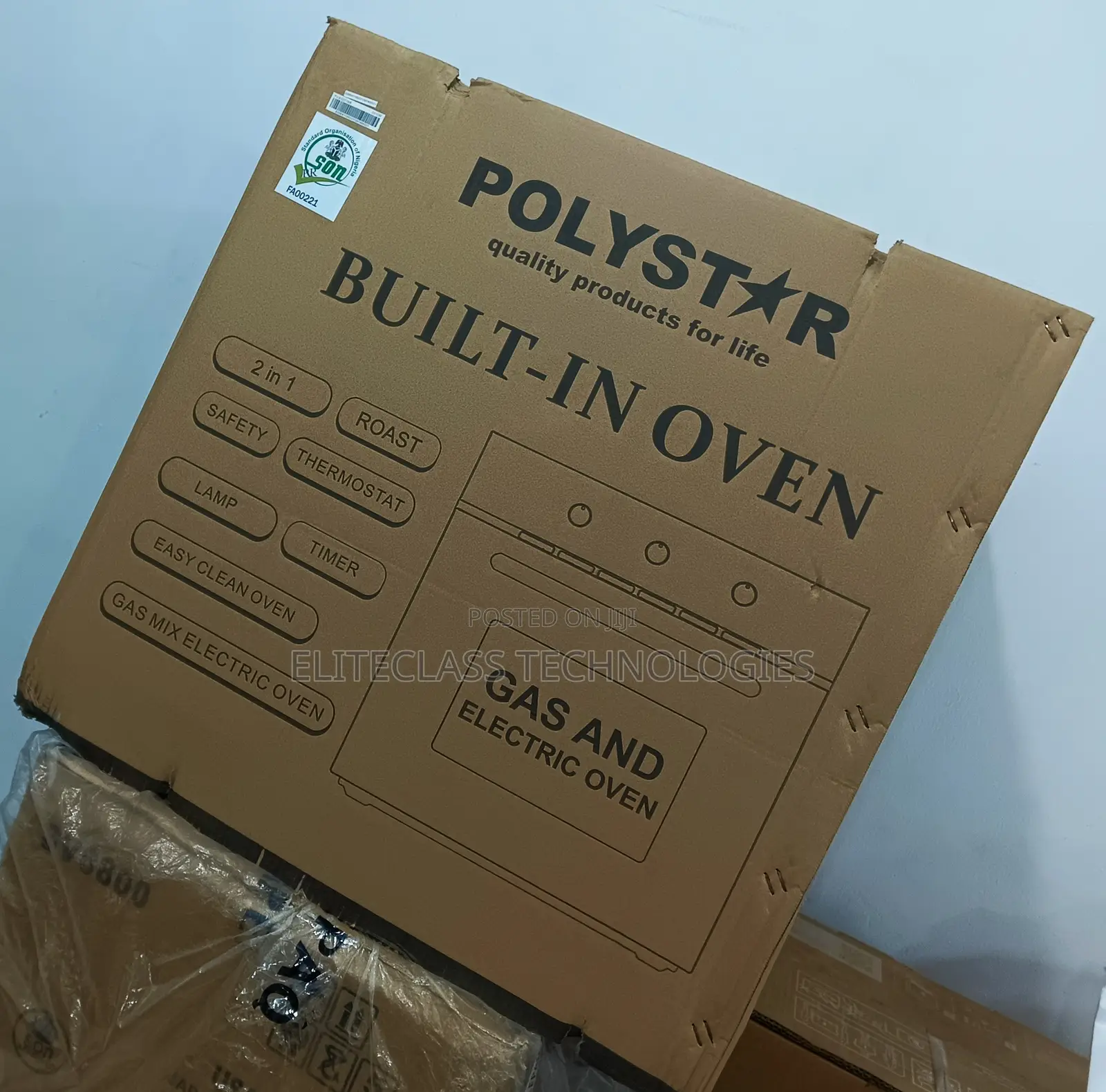 Top Pick Polystar Built-in Oven ''Pv-Eg271bb''