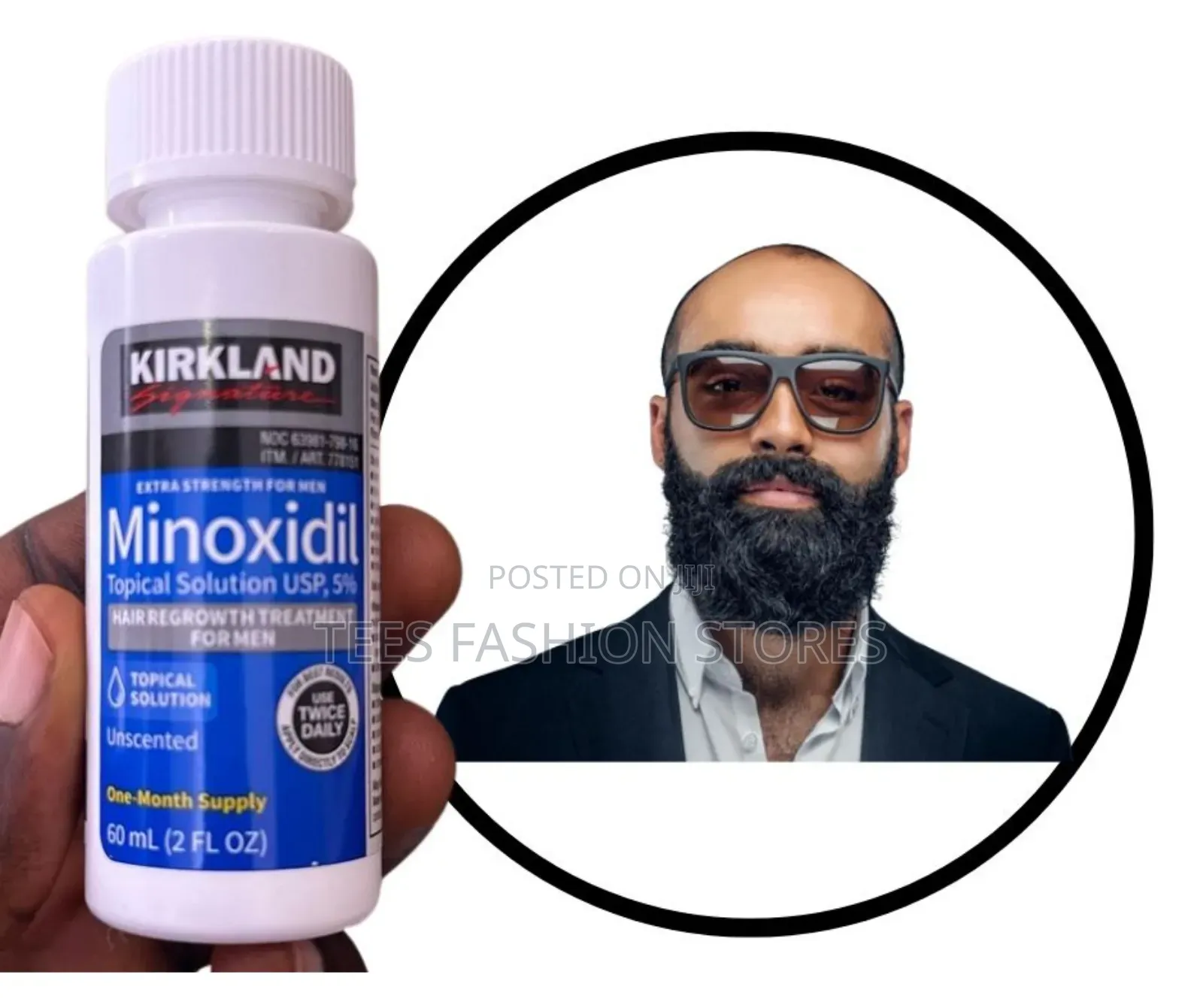Kirkland Signature Minoxidil Hair Regrowth Solution - 60ml