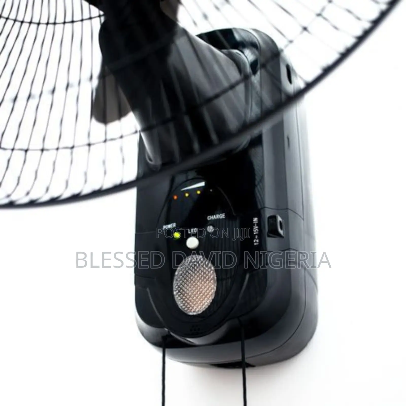 Century 18 Inches Rechargeable Wall Fan (FRCB 45) - Black
