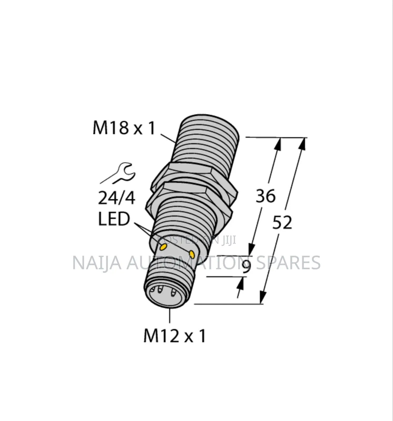 Turck Inductive Sensor | BI8U-M18-RP6X-H1141 | 1644750