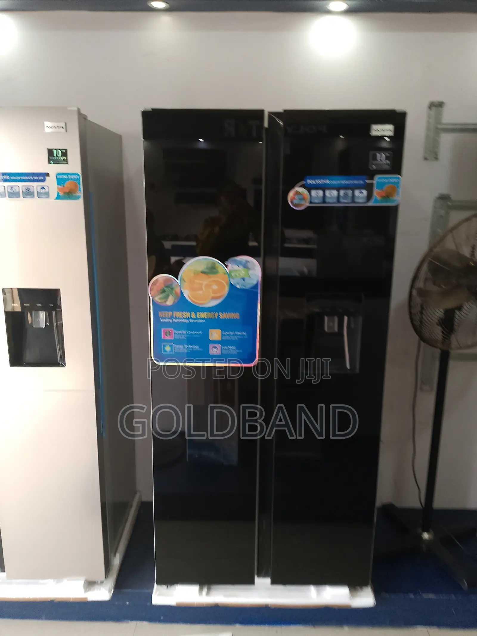 Very Strong Pv-Sbs775wd-Inv Polystar Side by Side Fridge