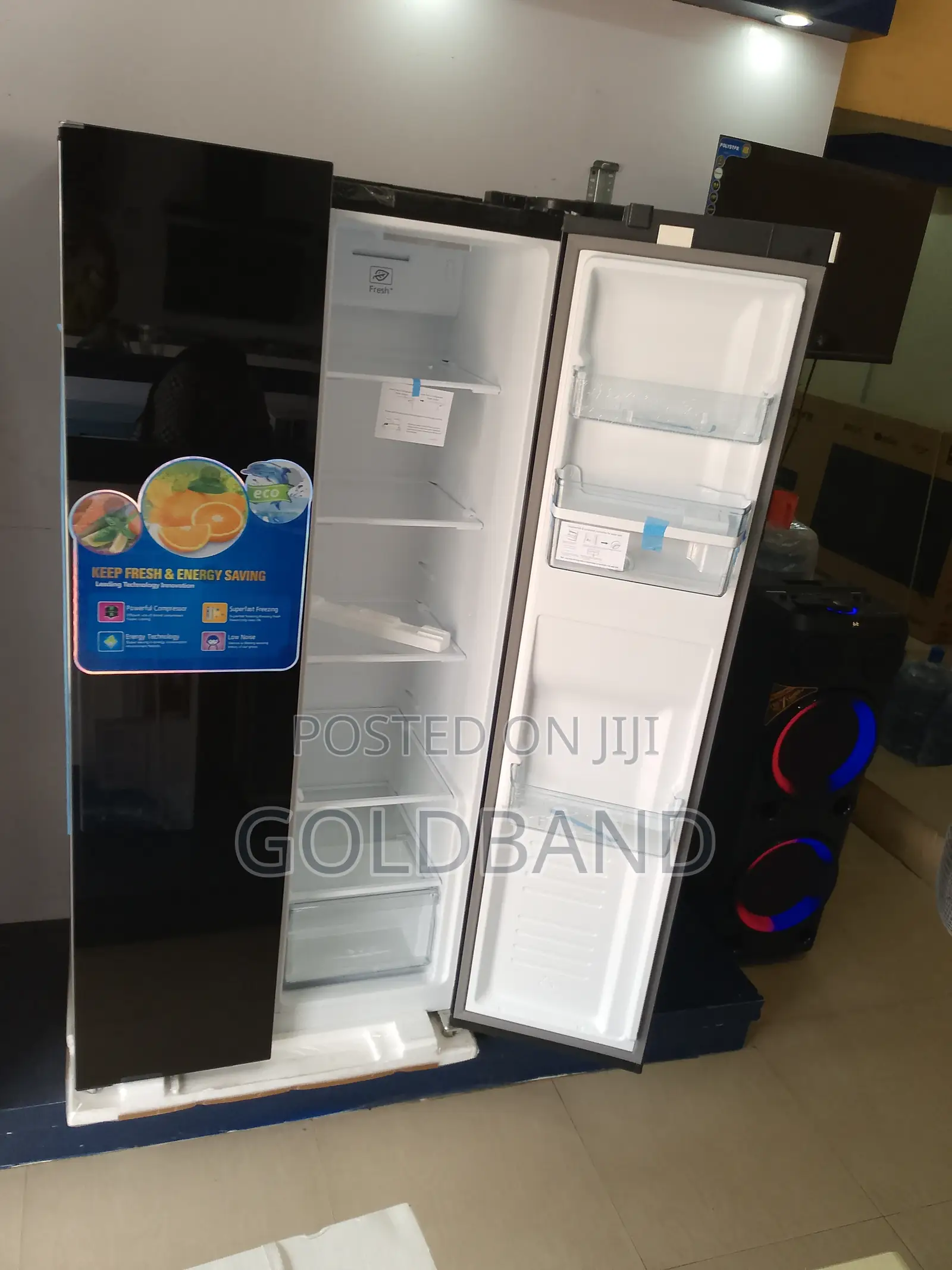 Premium Pv-Sbs775wd-Inv Polystar Side by Side Fridge