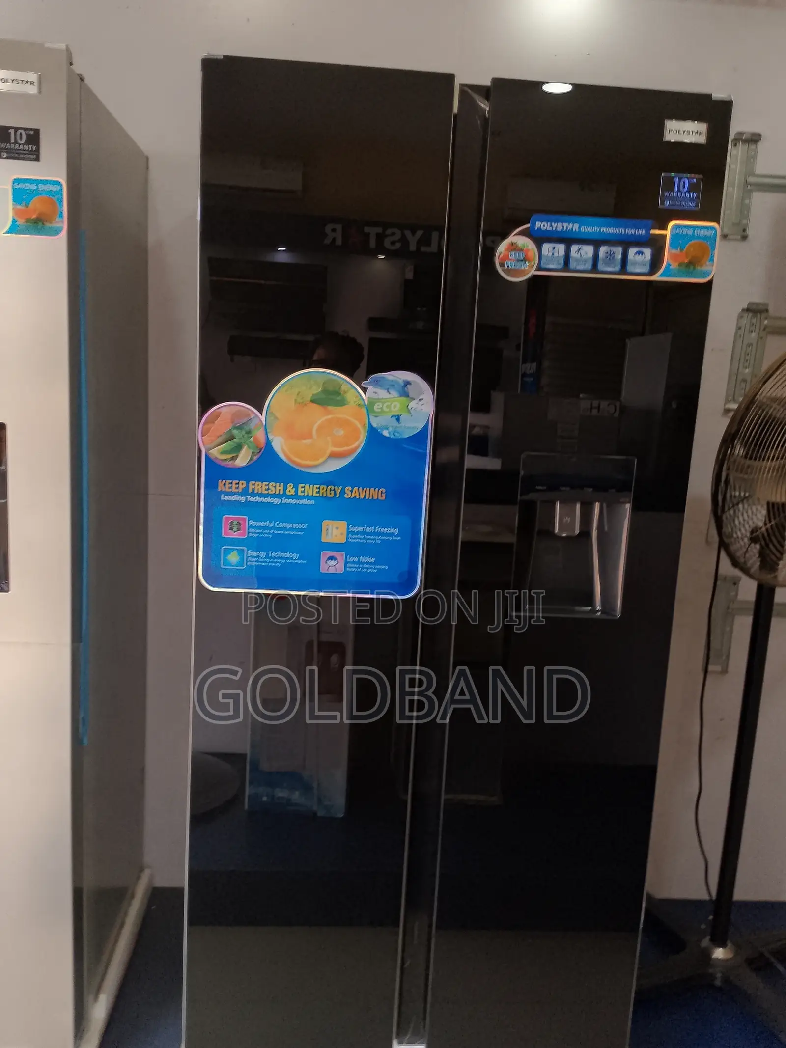 Budget Friendly Pv-Sbs775wd-Inv Polystar Side by Side Fridge