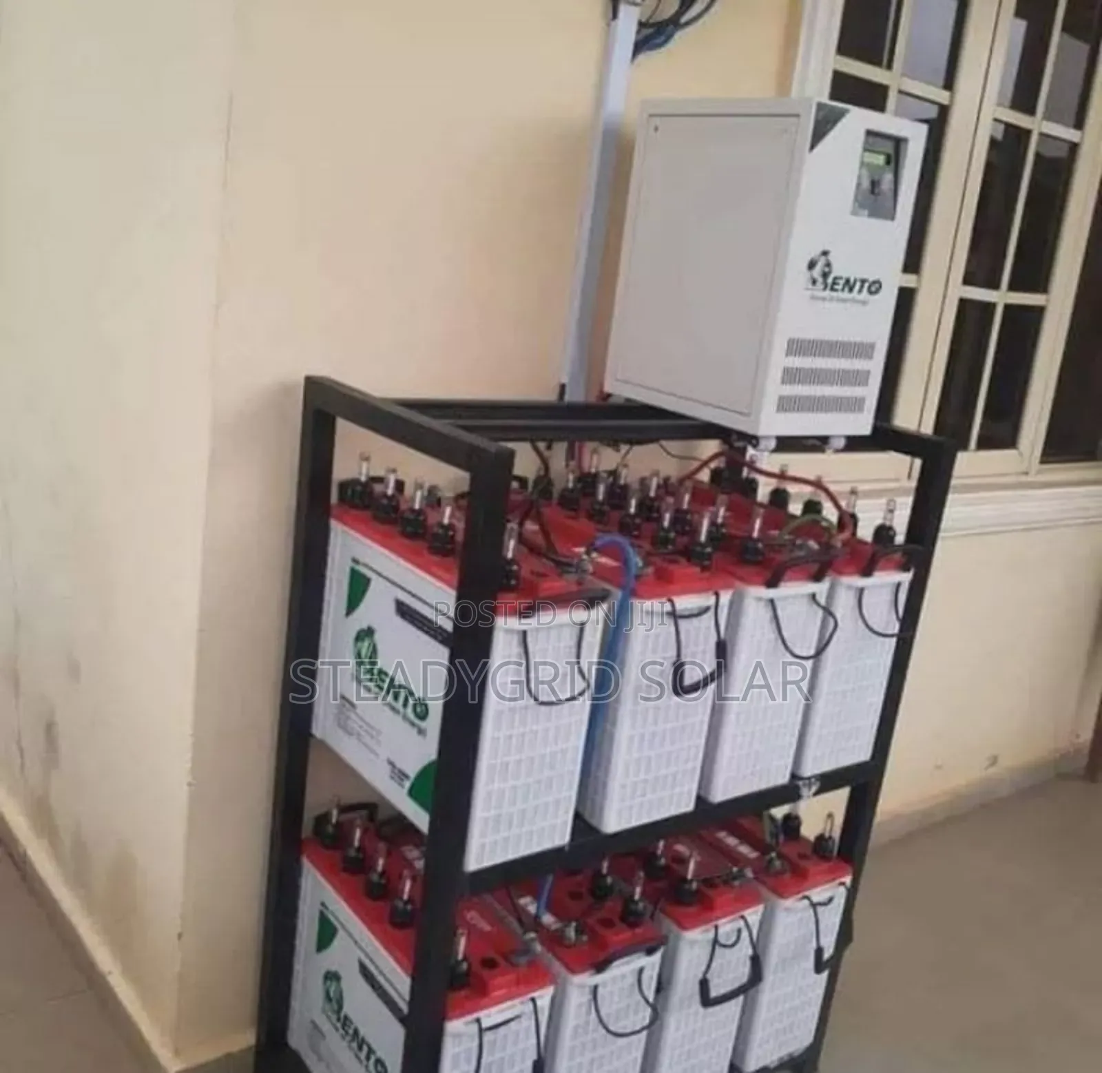 10kva/48v Solar Inverter Setup With Energetic Tubular Backup