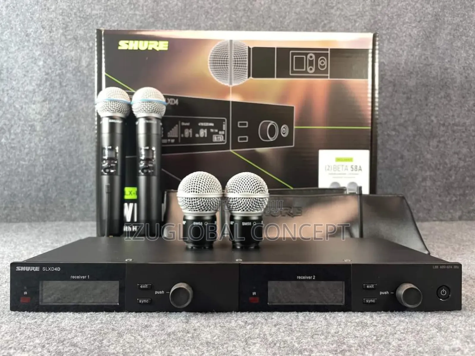 Shure SLXD24D/B58digital Wireless Dual Handheld Microphone