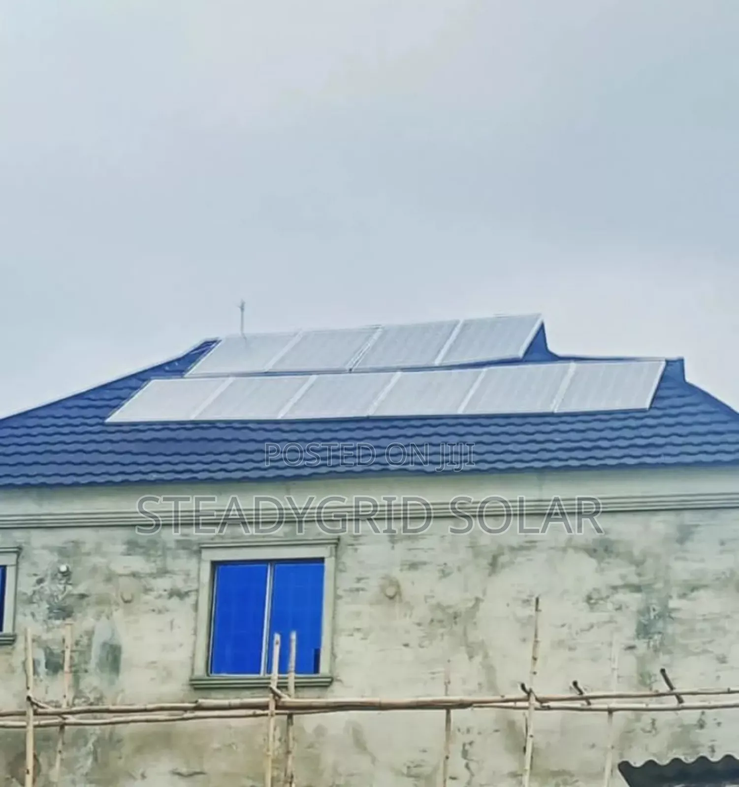 5kva Solar Hybrid Inverter Setup With Strong Tubular Backup