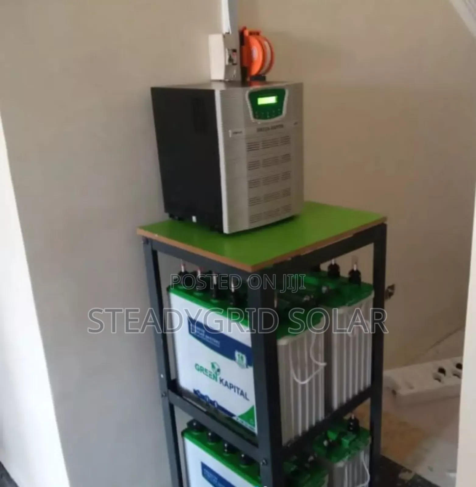 5kva Solar Hybrid Inverter Setup With Strong Tubular Backup