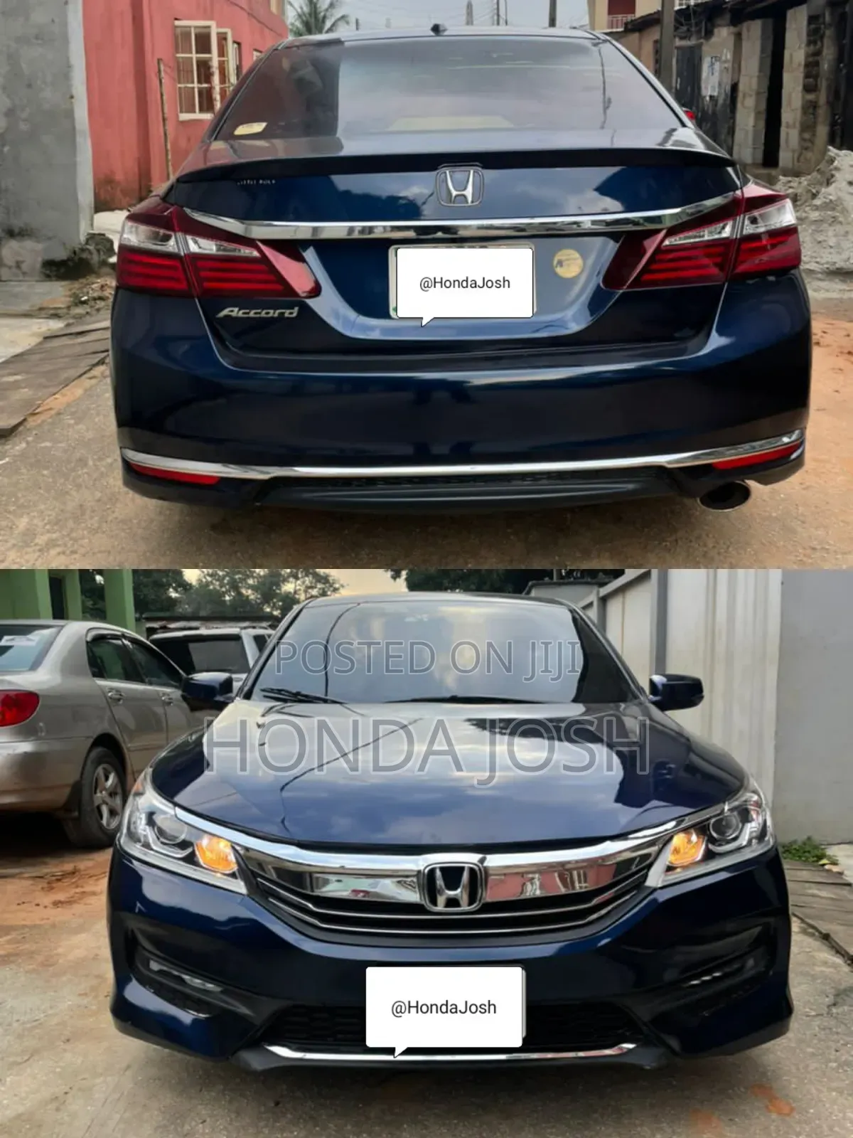 Plate Number Seat 2013-2016 Honda Accord