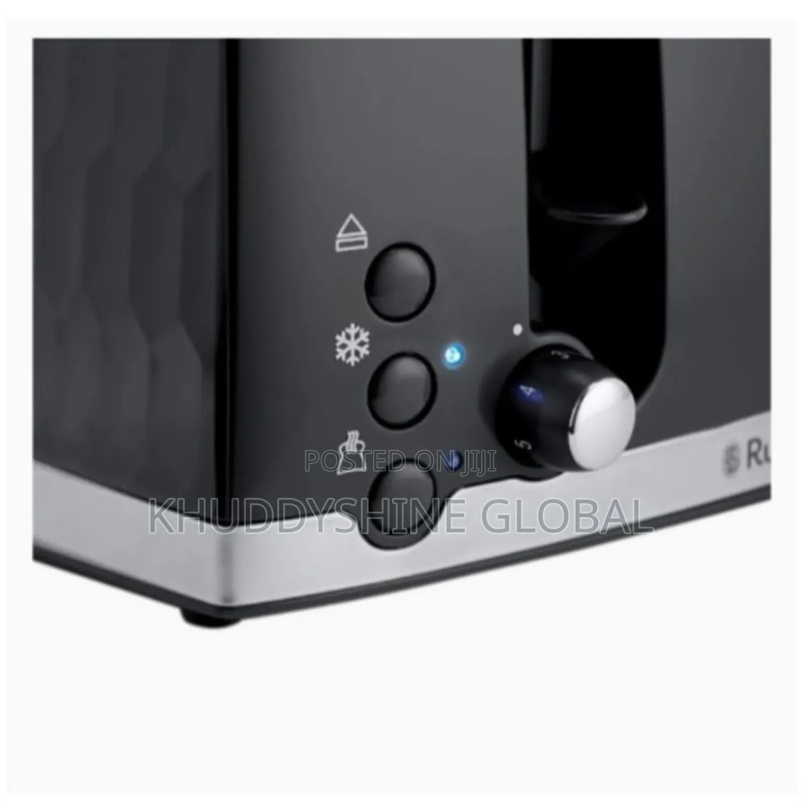 Russell Hobbs Honeycomb 4 Slice Toaster - 1500w -black