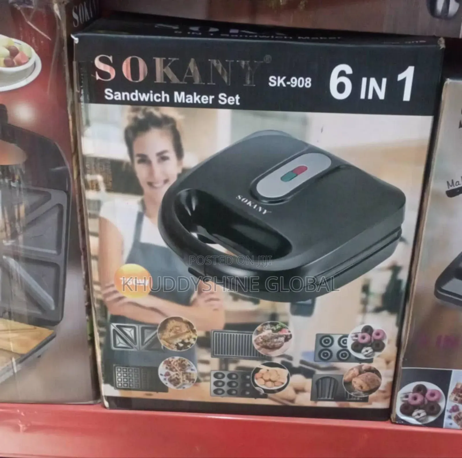 Sokany Multifunctional 6 in 1 Sandwich Maker Set