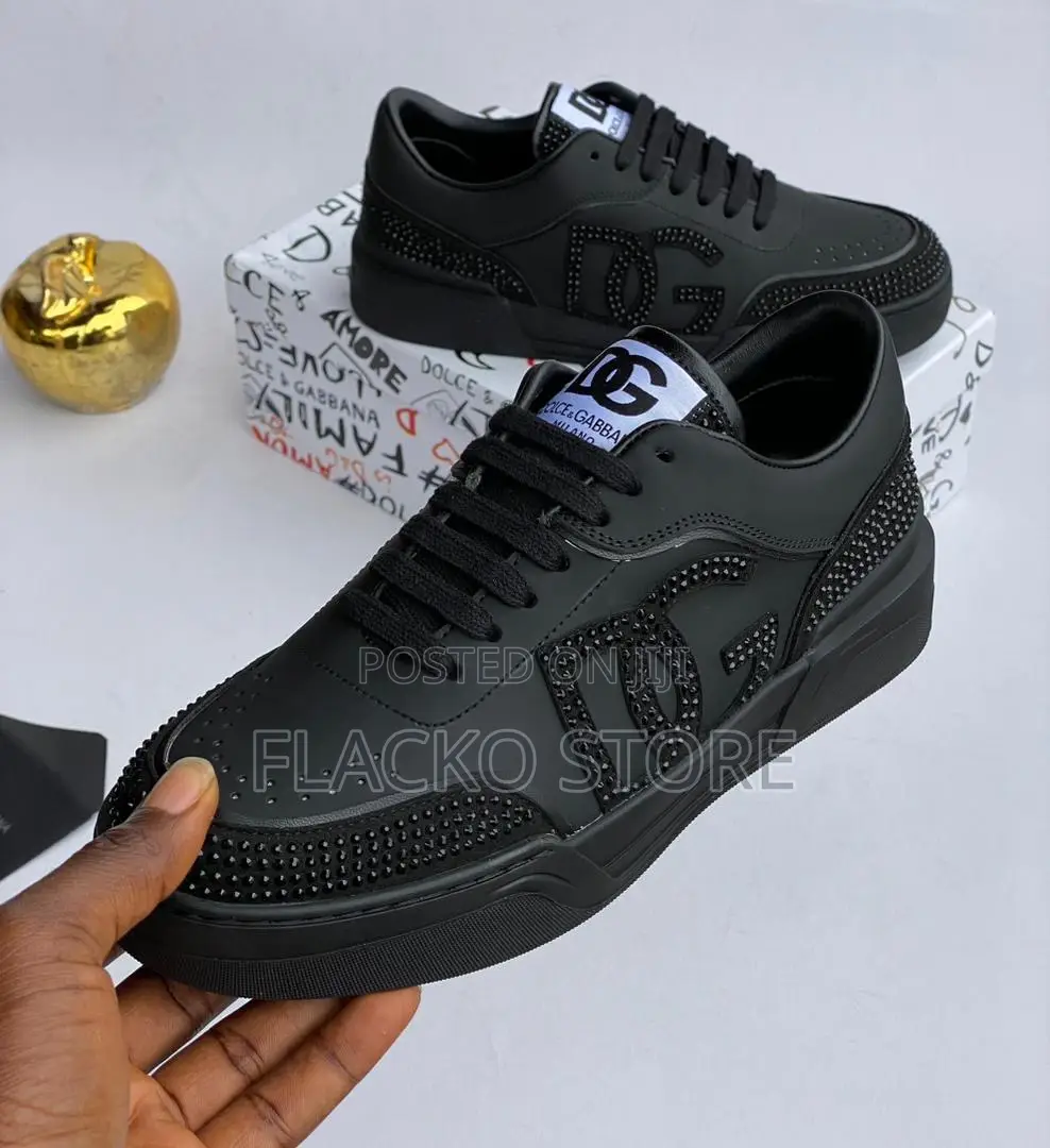 Original Dolce Gabbana Leather Sneakers