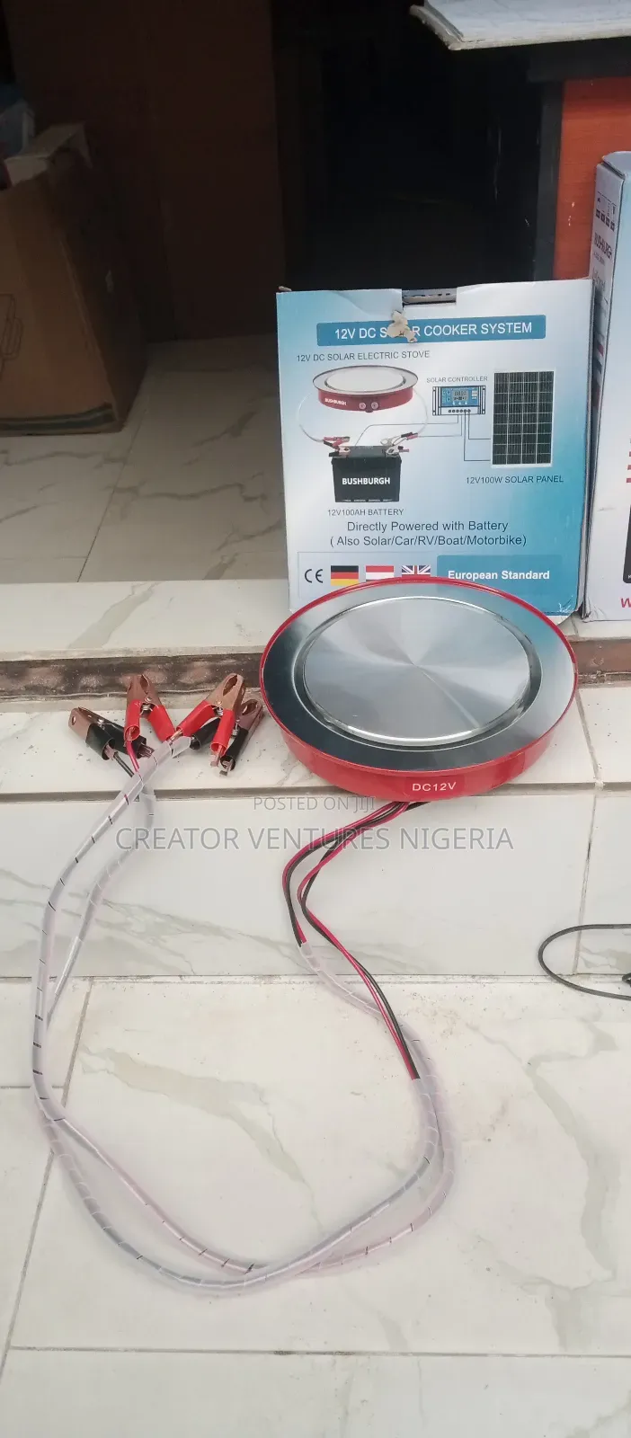 DC Hot Plate 12V for All Sizeable Pot,Very Fast in Heating