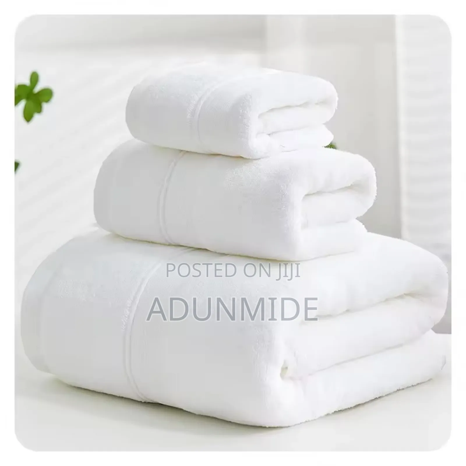 Luxury 3 Pc's 100% Cotton Towel
