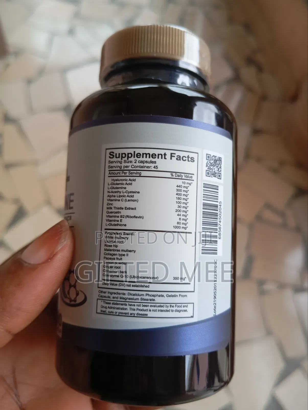 Nac Xl + Glutathione, 3120mg X 90 Capsules.