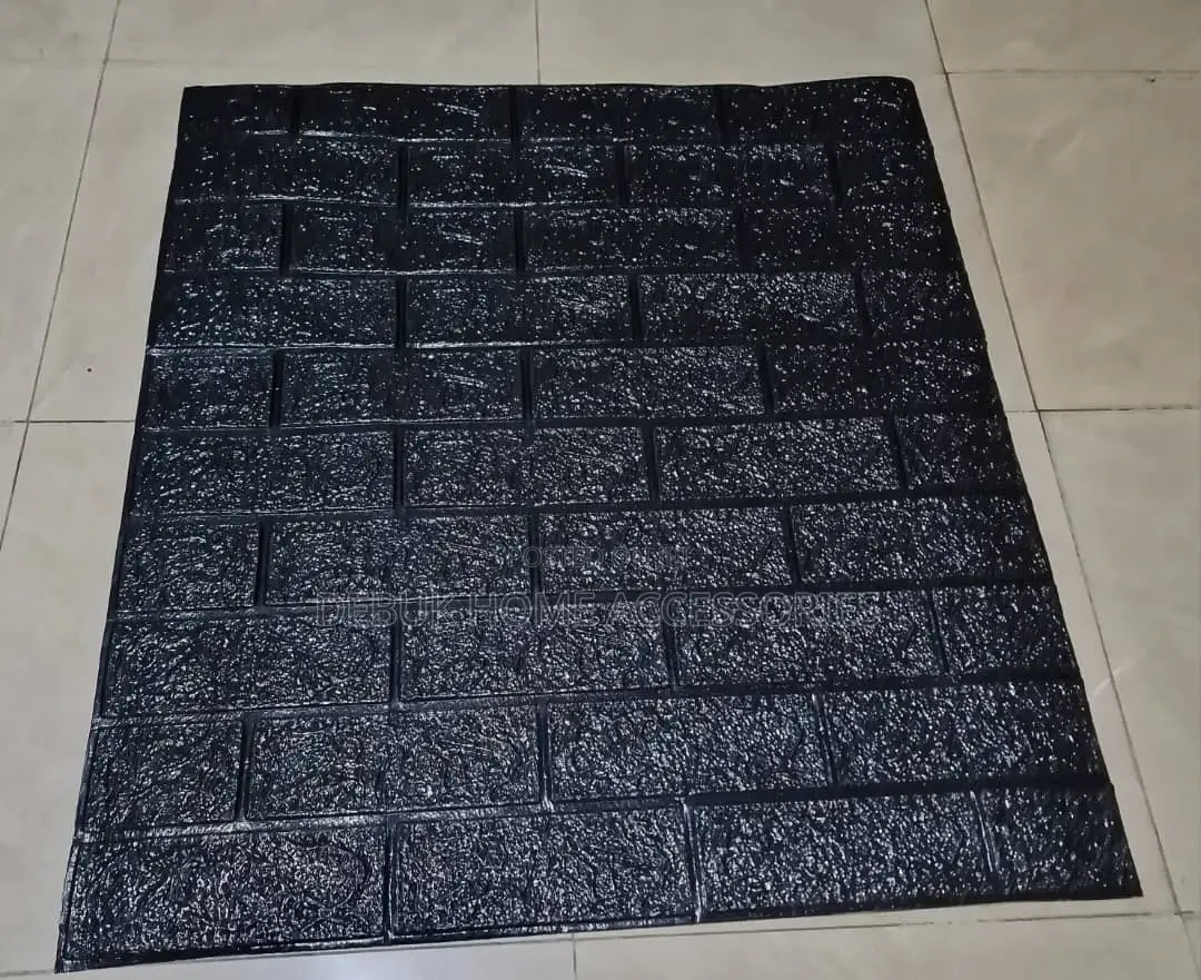Black Brick Wall Sticker