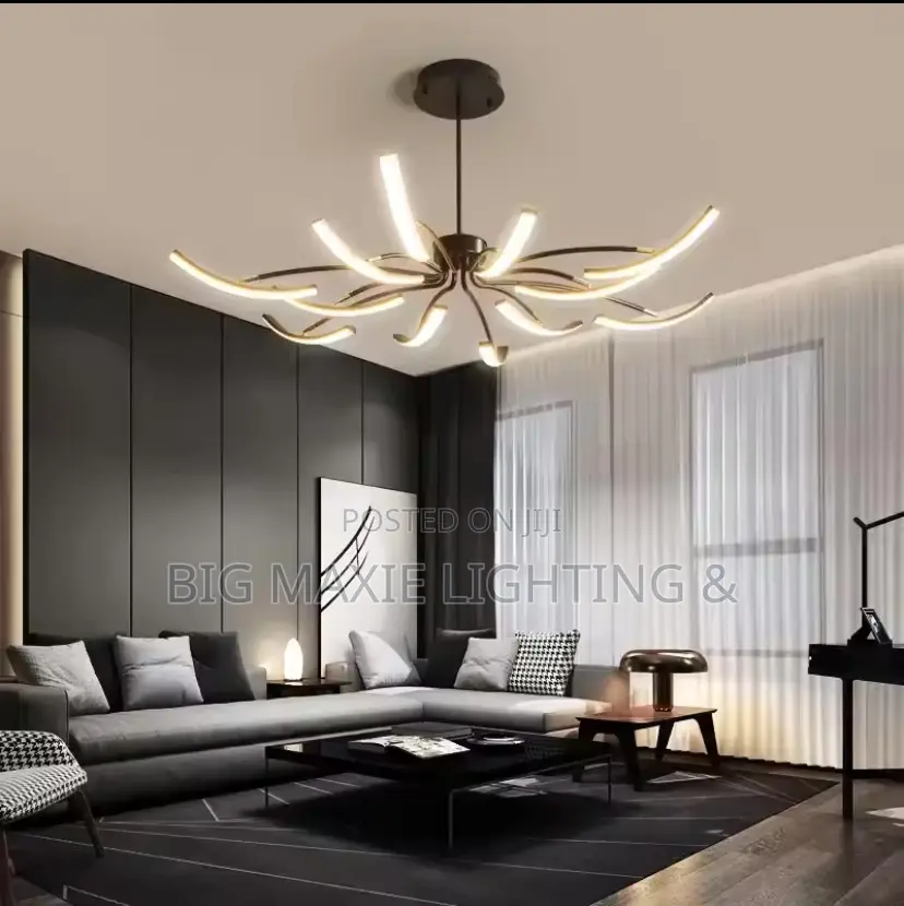 Led Acrylic Ceiling Chandelier for Living Room