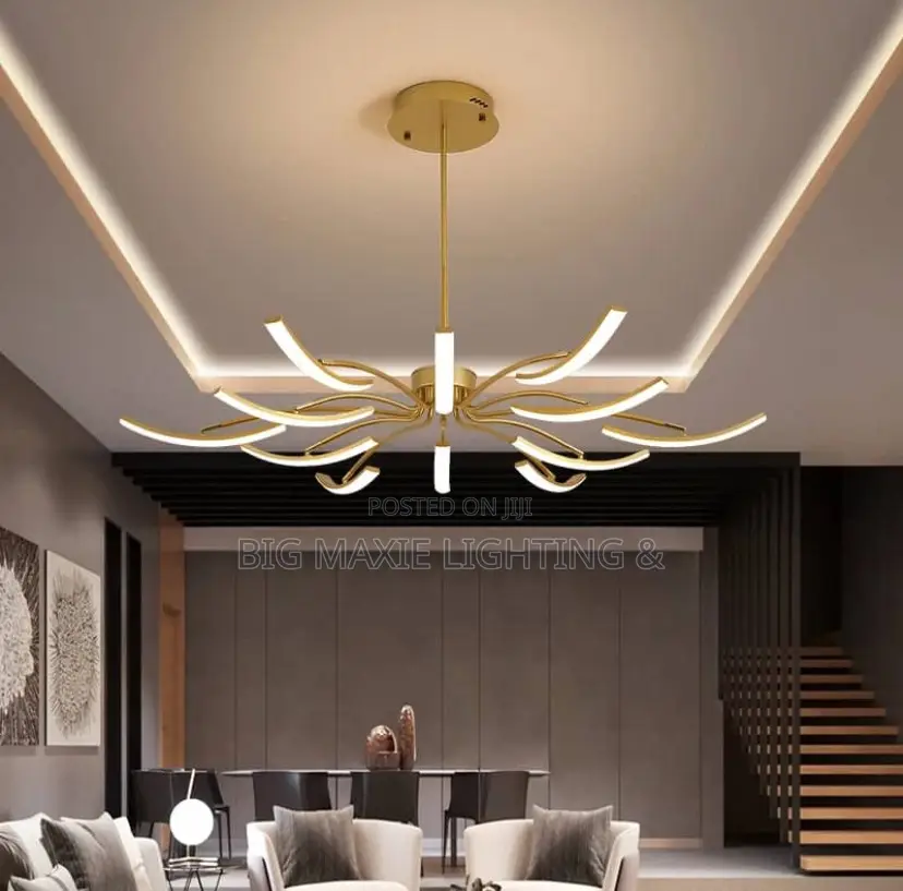Led Acrylic Ceiling Chandelier for Living Room