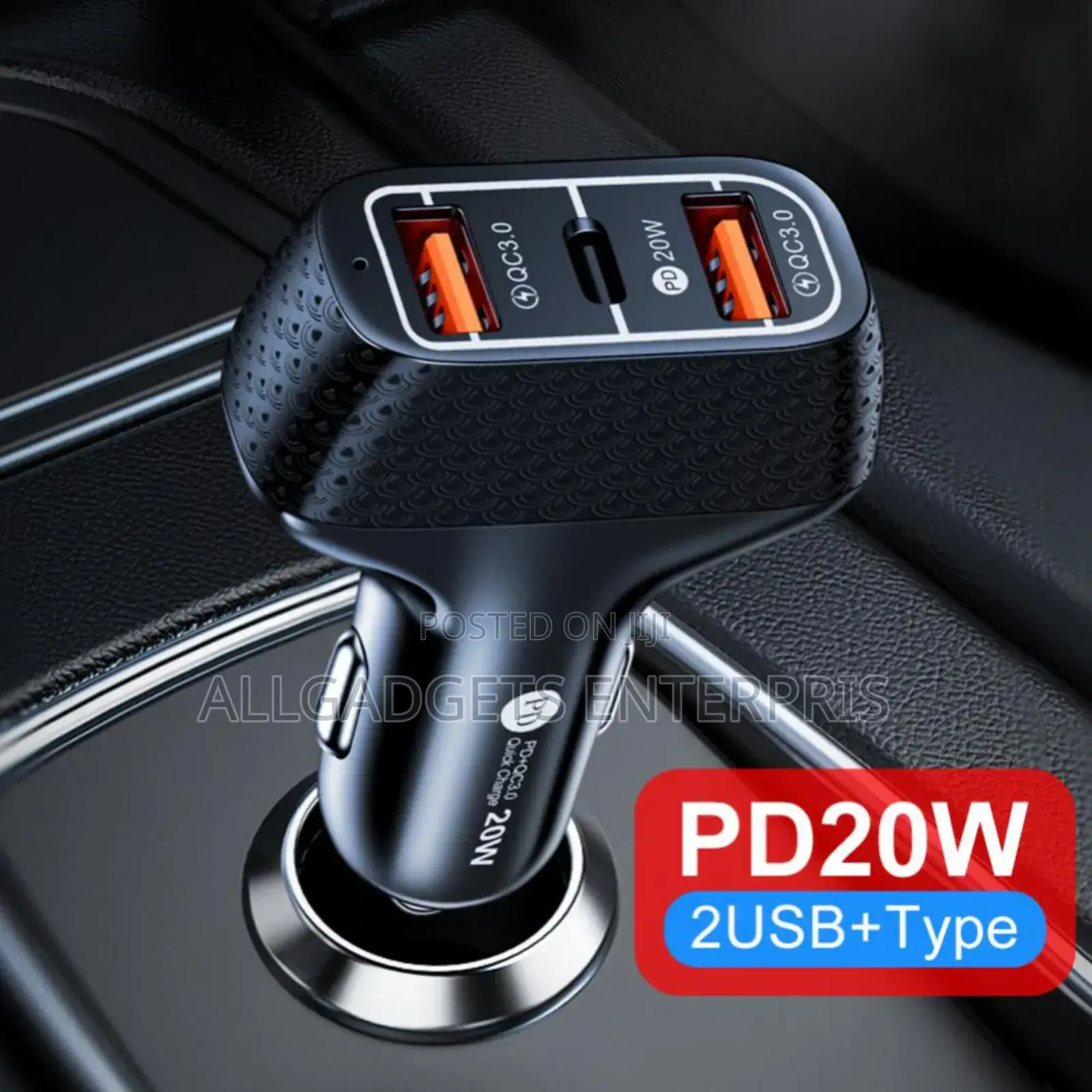 Car Charger 3 in 1 36W