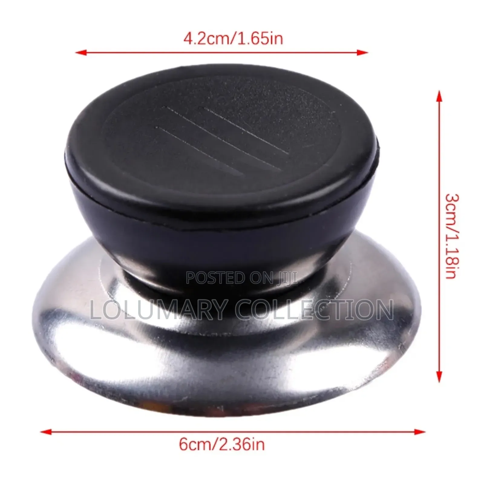 3pcs Replaceable Pot Cover Knob