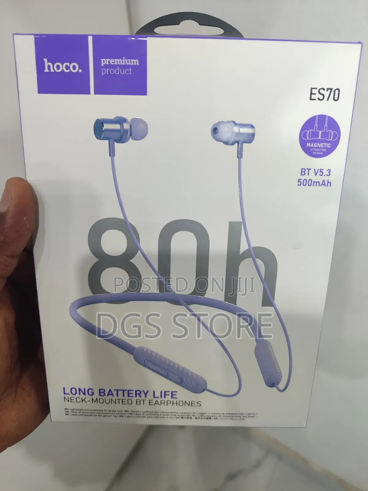 Hoco ES70 Bluetooth Neckband Earphones