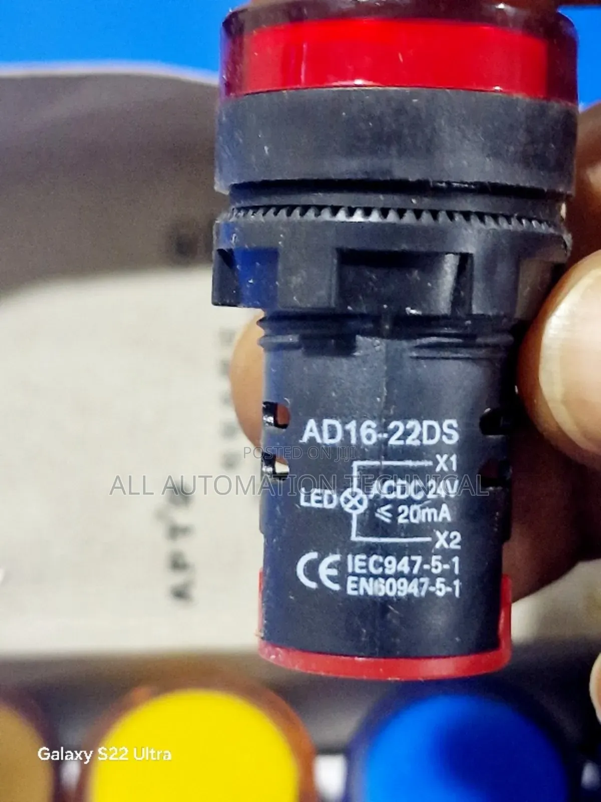 LED Indicator Light Pilot Signal Lamp AD16-22DS ACDC 24V