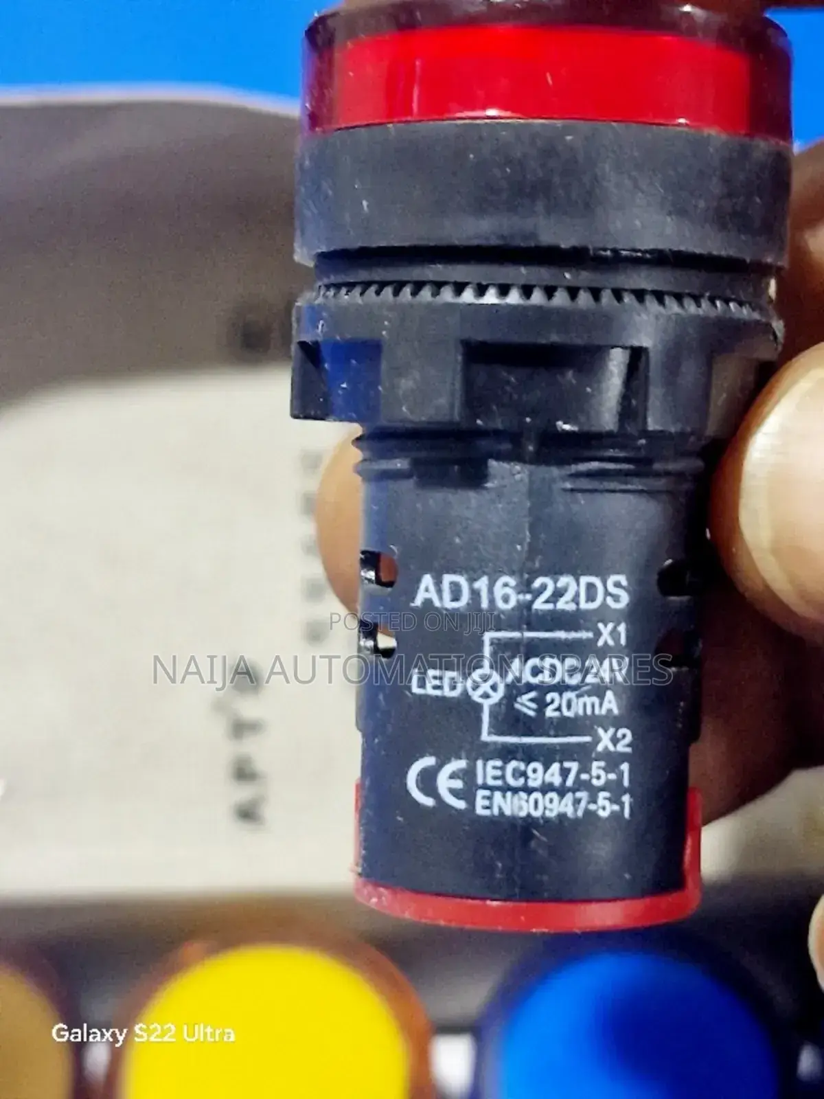 LED Indicator Light Pilot Signal Lamp AD16-22DS ACDC 24V