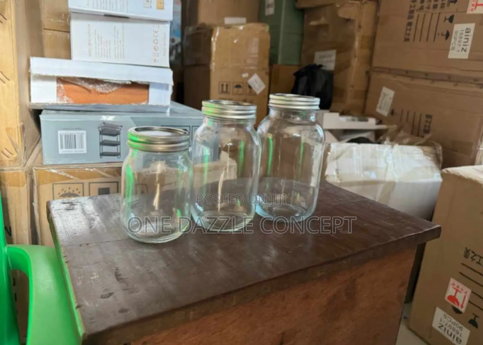 1ltr Mason Jar (12pcs )