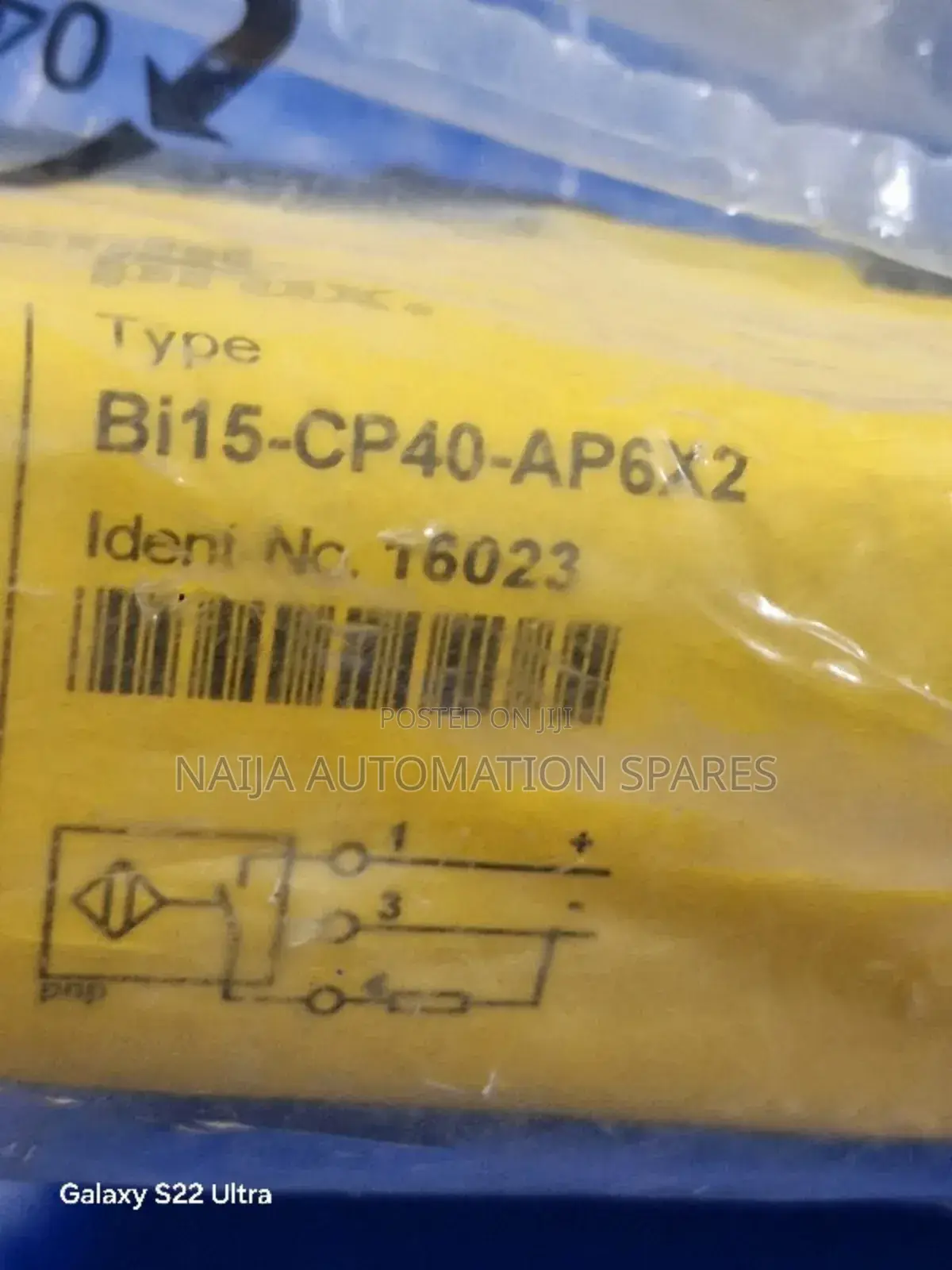 TURCK Inductive Sensor | BI15-CP40-AP6X2 | 16023