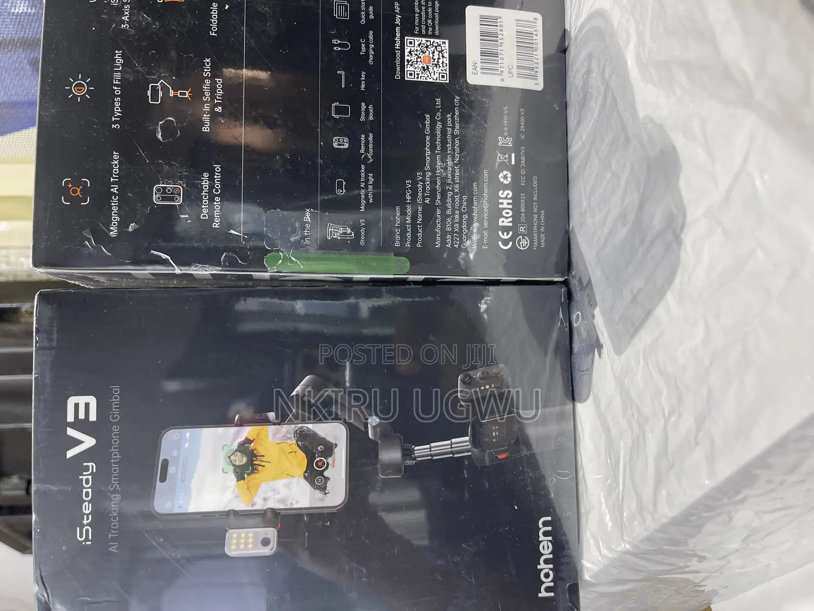 Isteady V3 Foldable Smartphone AI Gimbal Stabilizer | Hohem