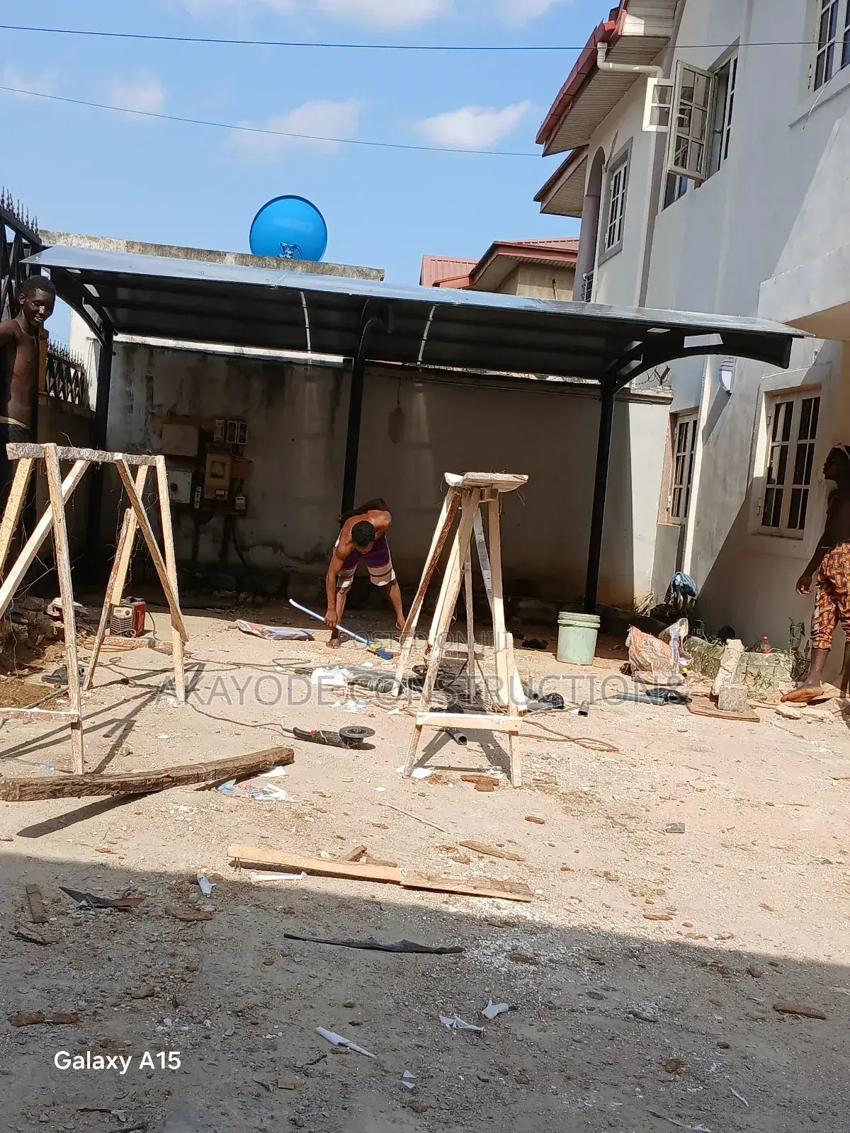 Danpalon Carport for Car and Bar