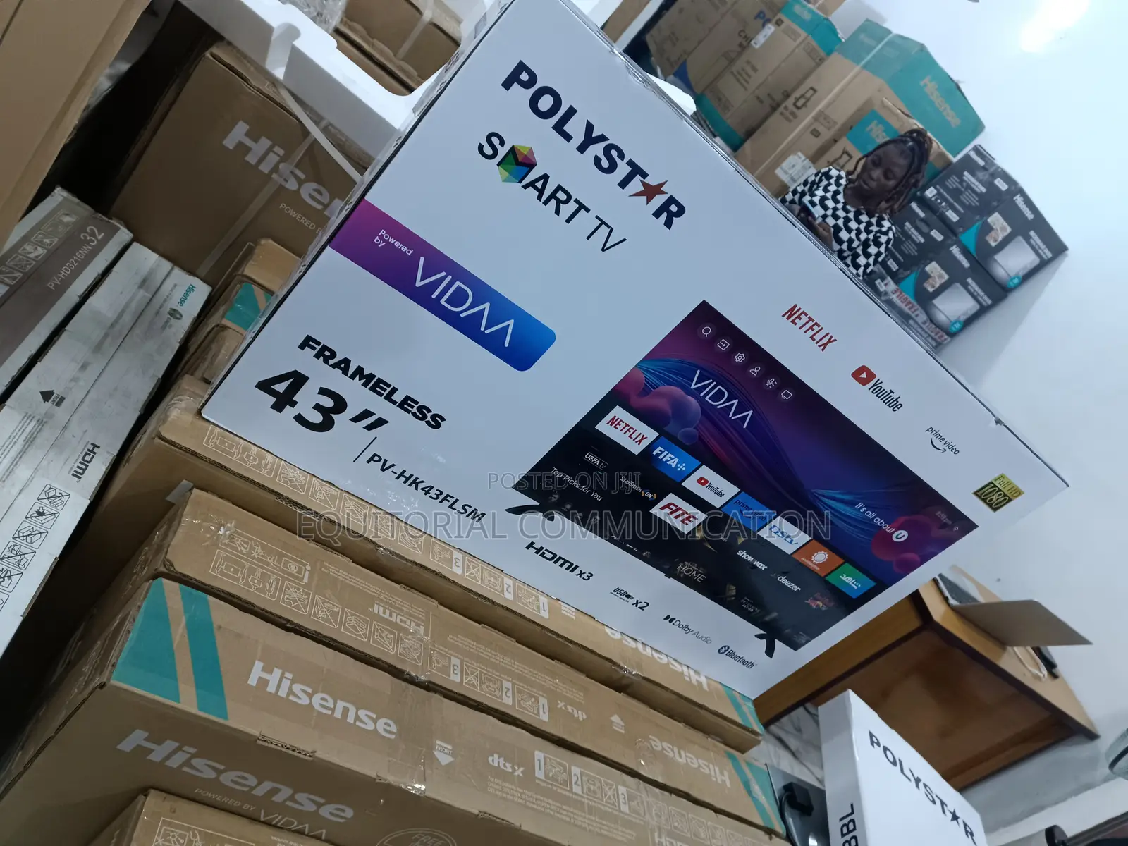 Polystar 43 Inches Smart LED TV