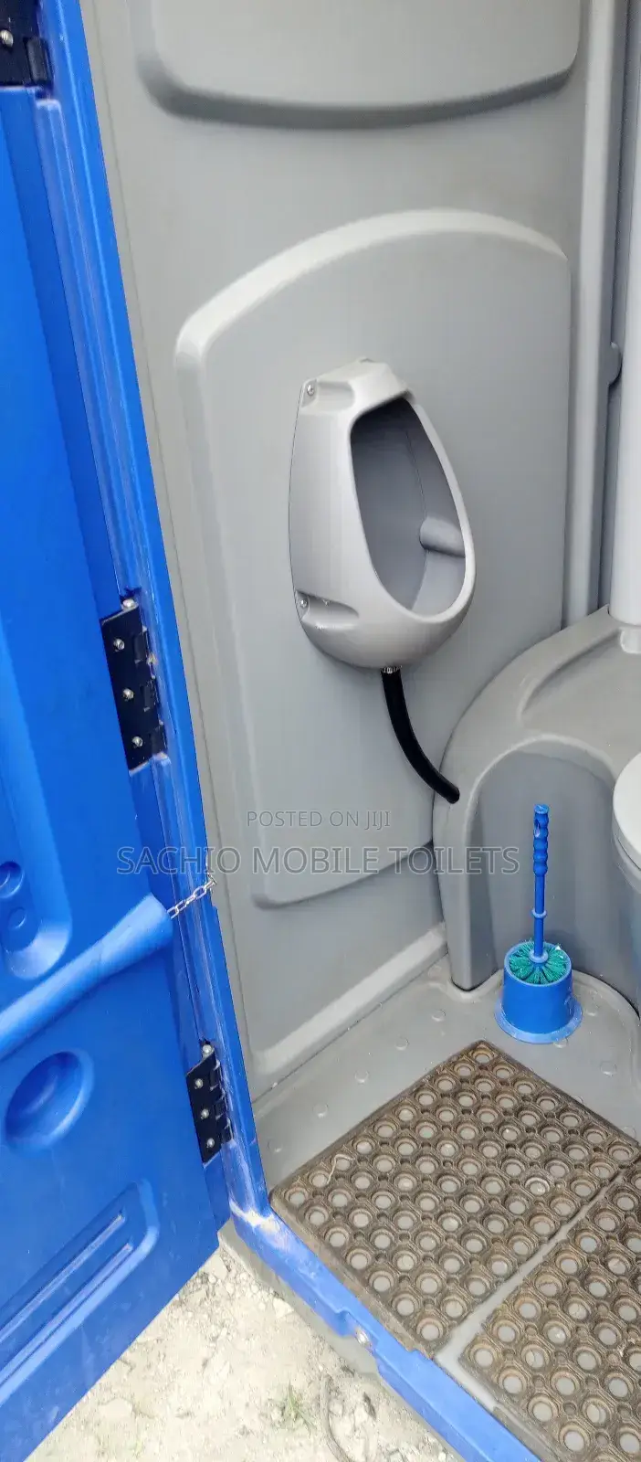 Clean Durable Mobile Toilets for Lagos Construction Workers