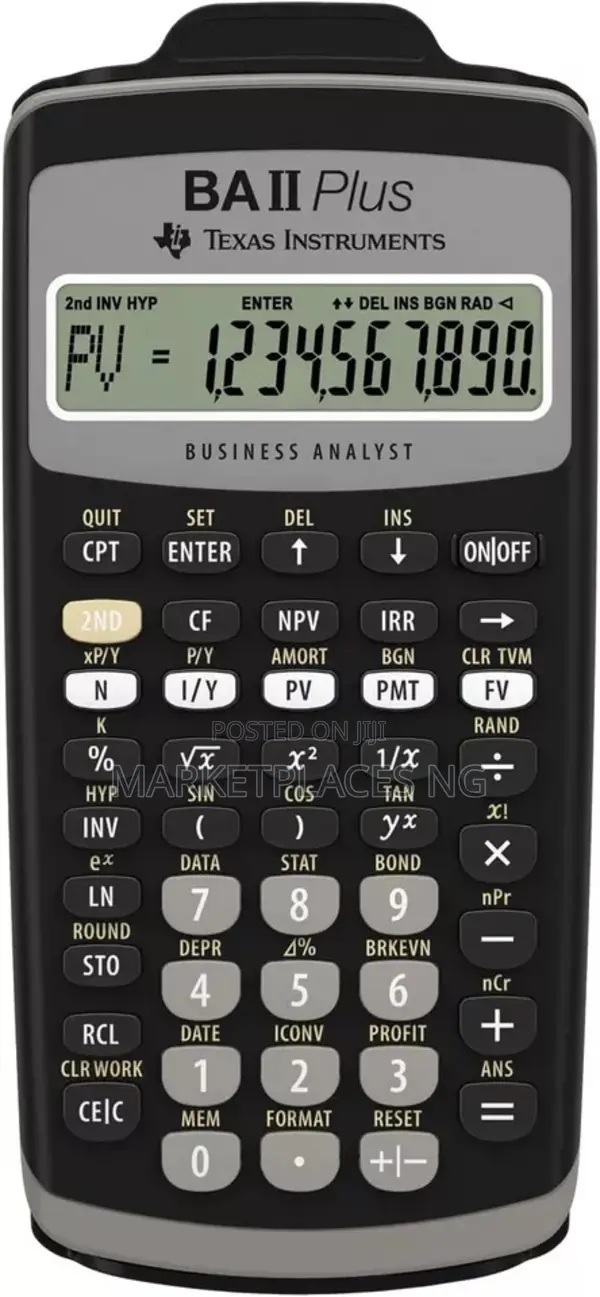 Texas Instruments Ba Ii Plus Financial Calculator Latest Design