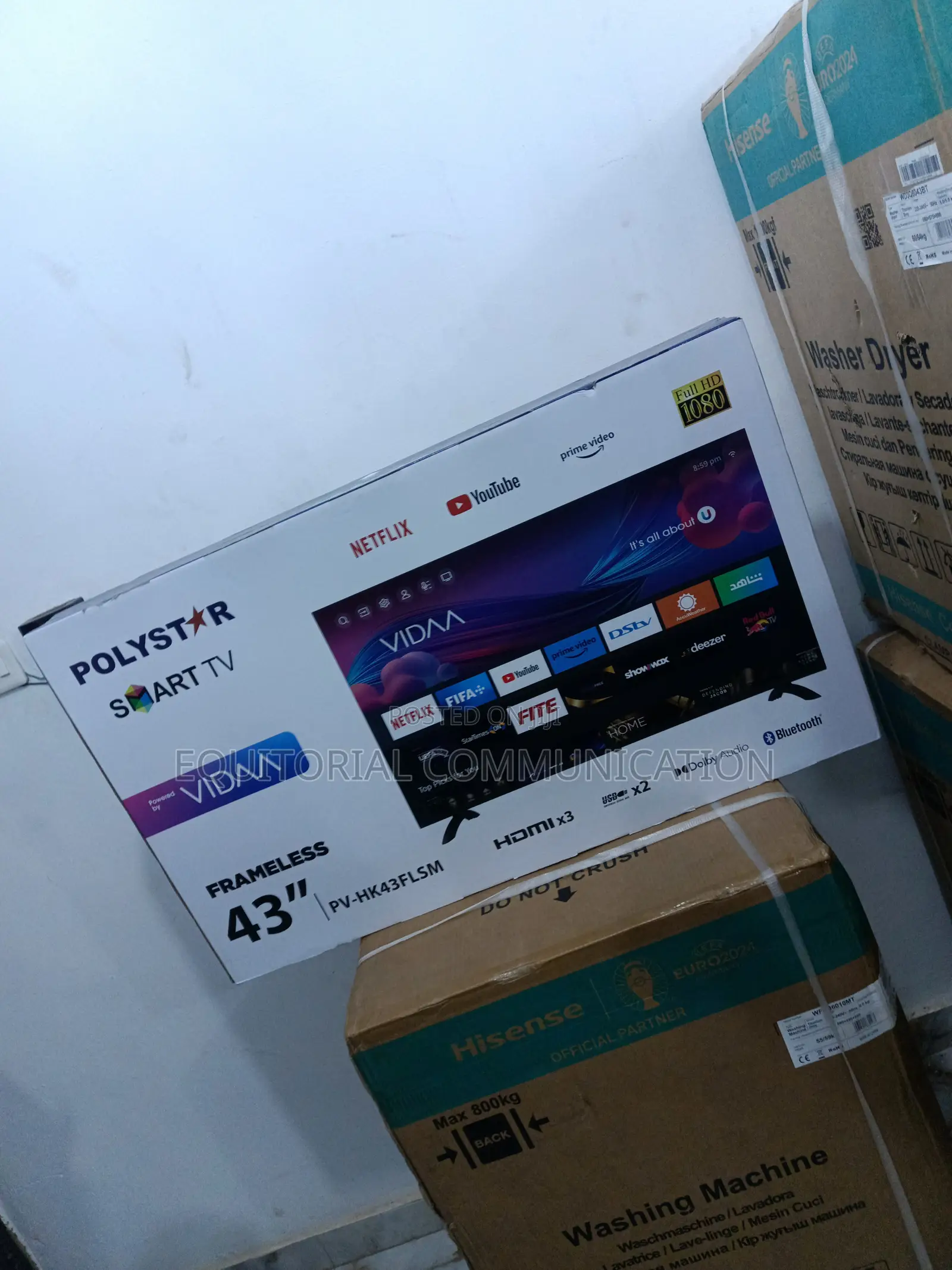 Strong Quality 43'' Polystar Smart Tv 