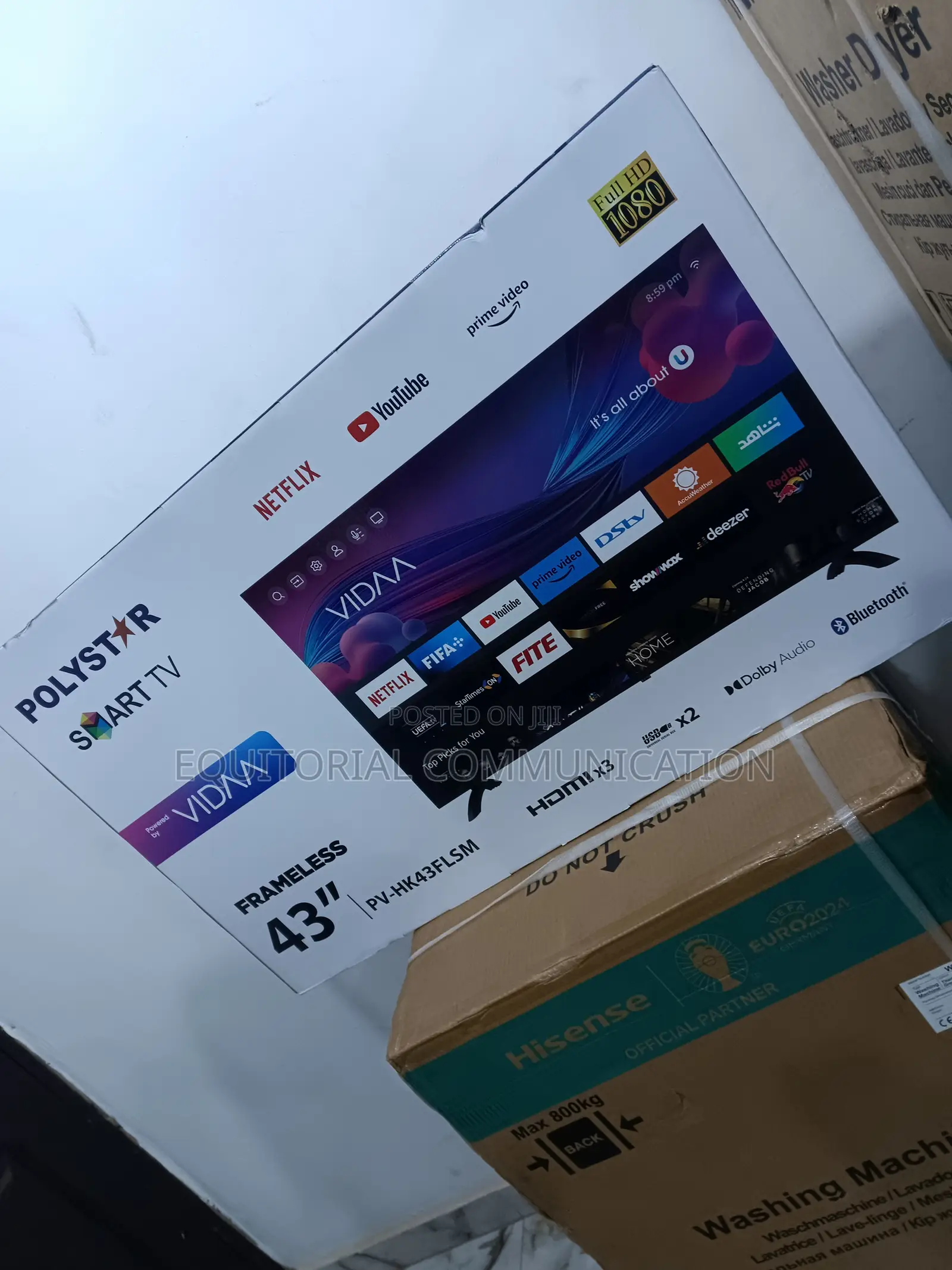 Best Deal 43inches Polystar Uhd Frameless Tv 