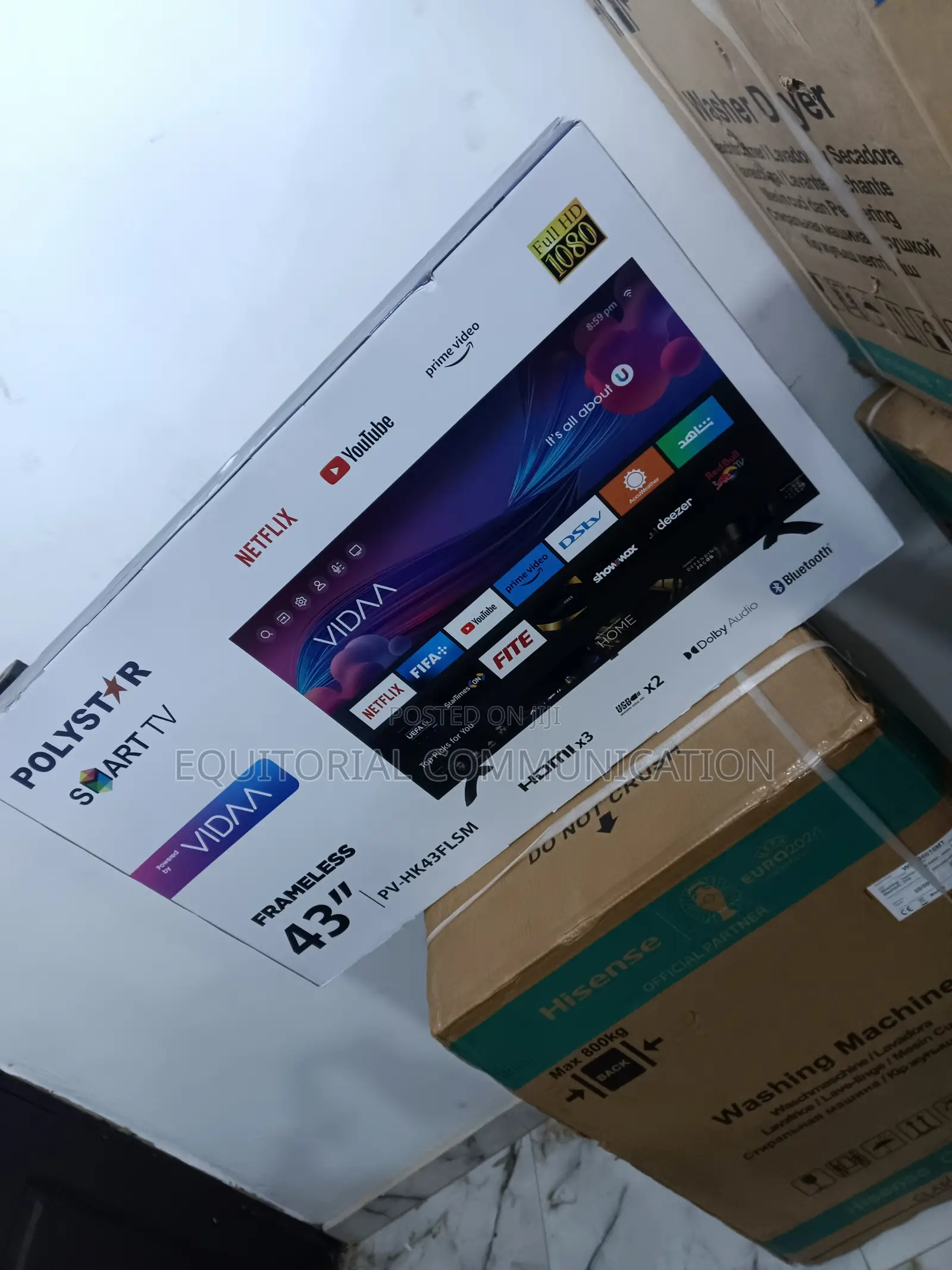 New Standard 43inches Polystar Smart TV Uhd