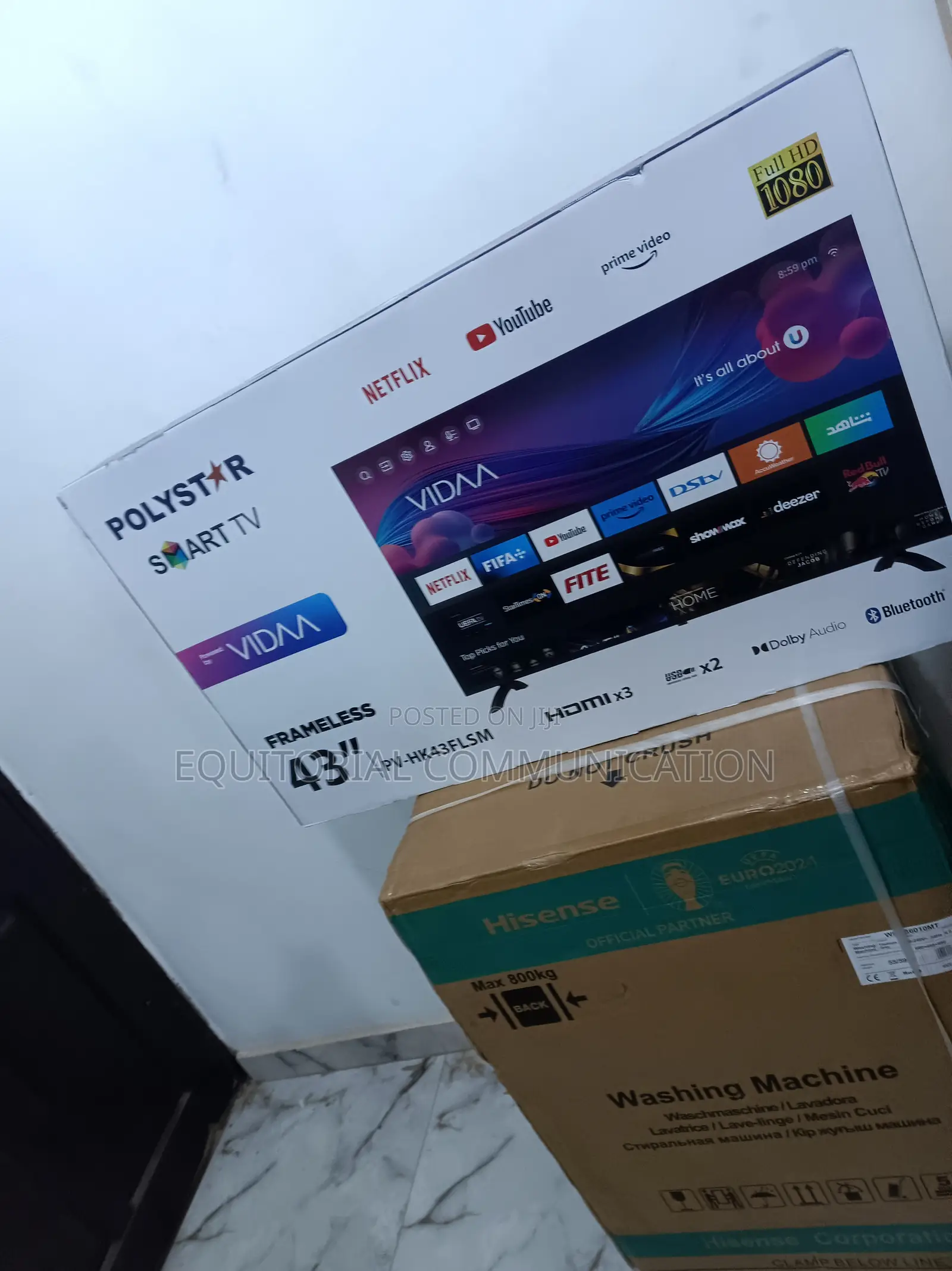 Current Best 43'' Polystar Smart Tv...4K Uhd