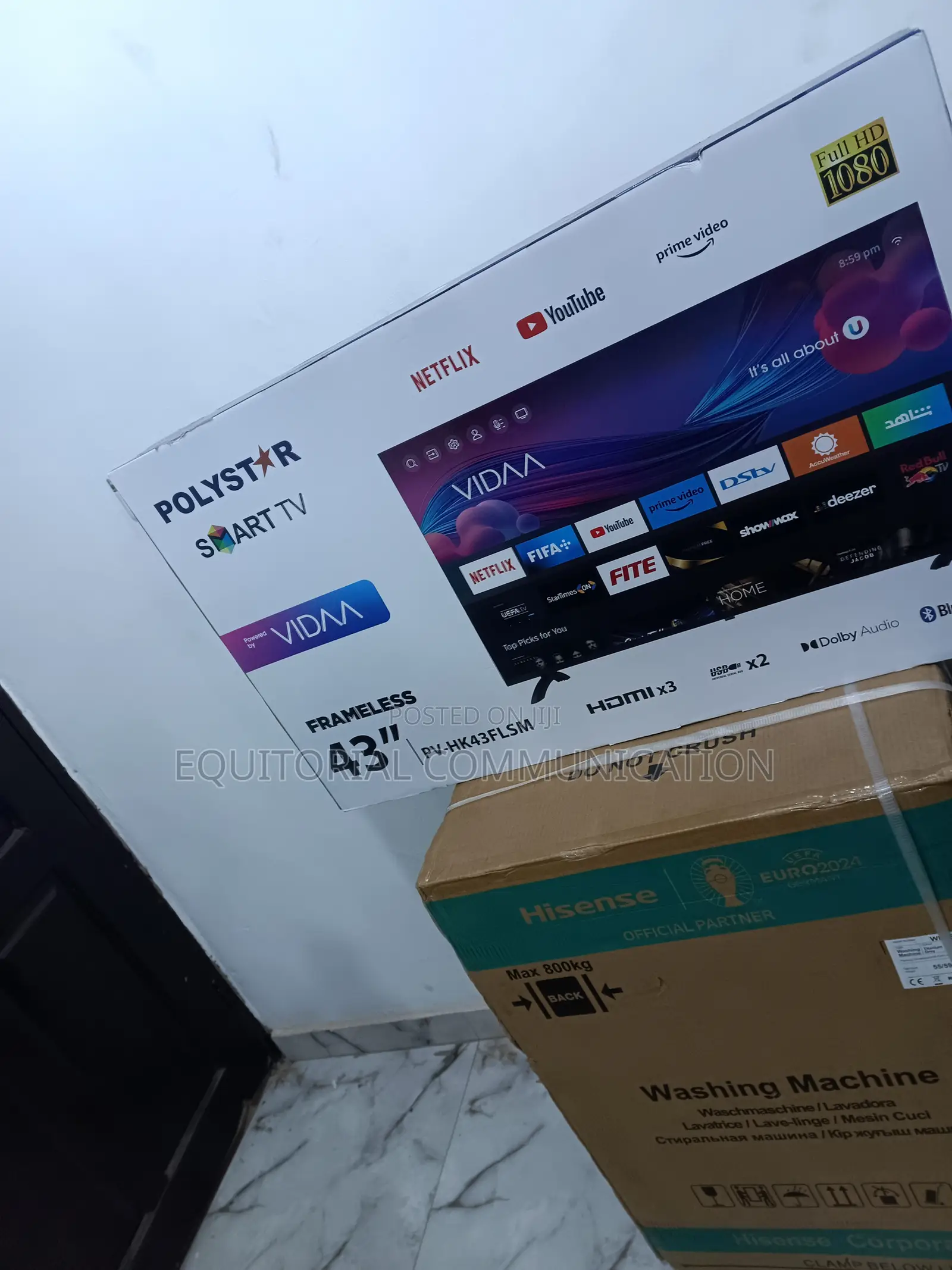 Market Best 43'' Smart TV Frameless 
