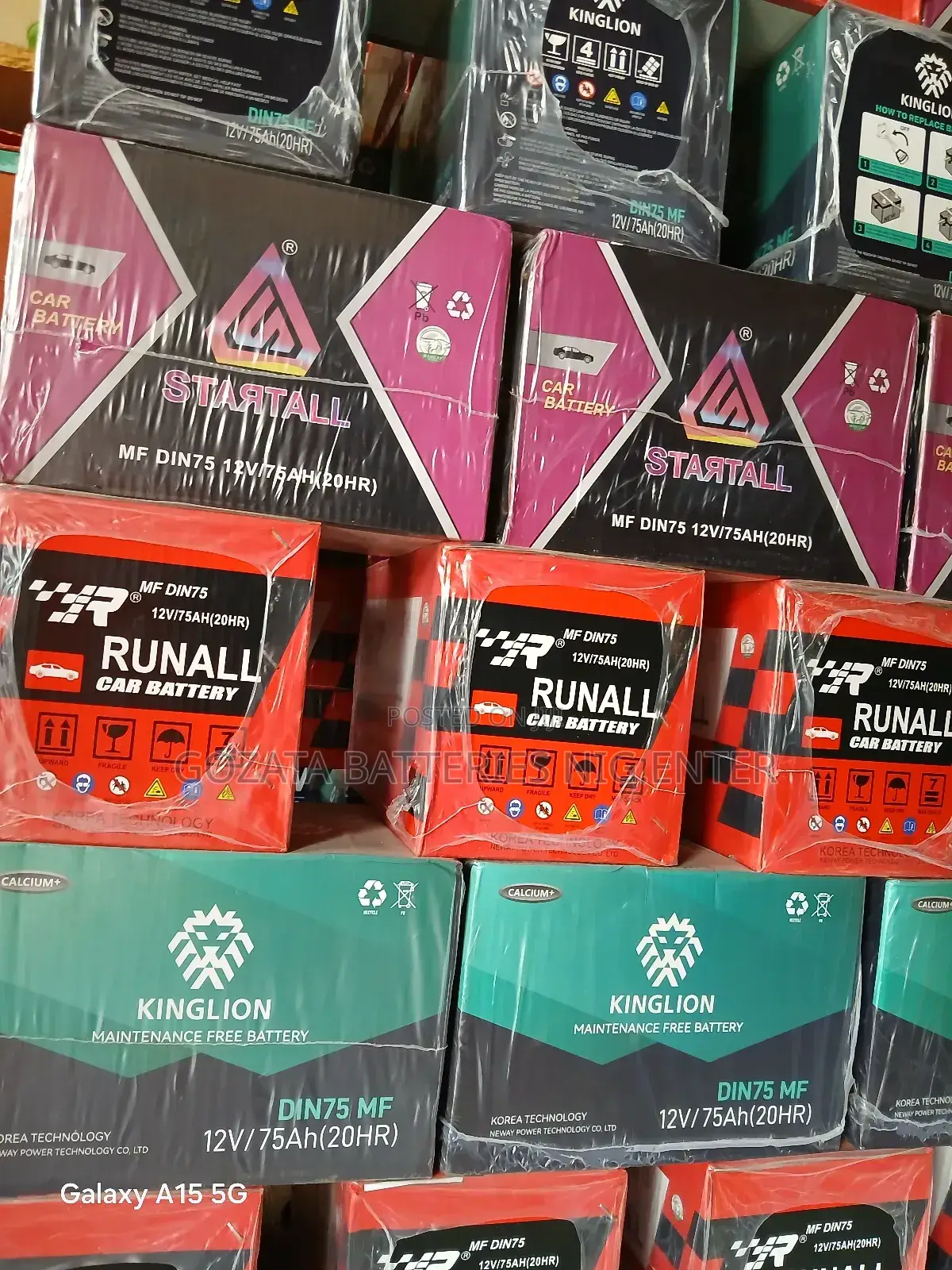 Premium Car Battery With 13months Guarantee