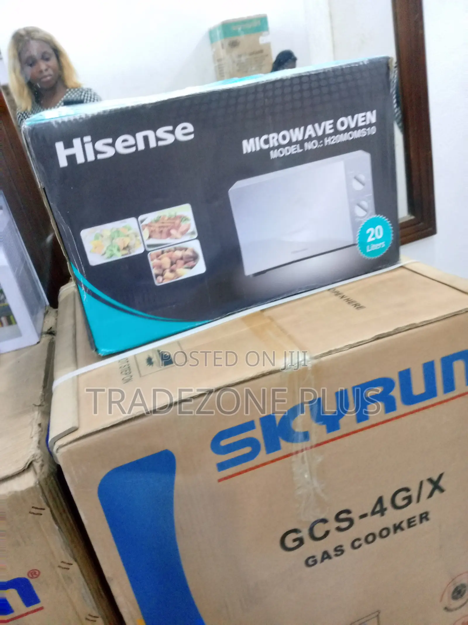 Quality Hisense Silver Color Mirrow Door Microwave Oven