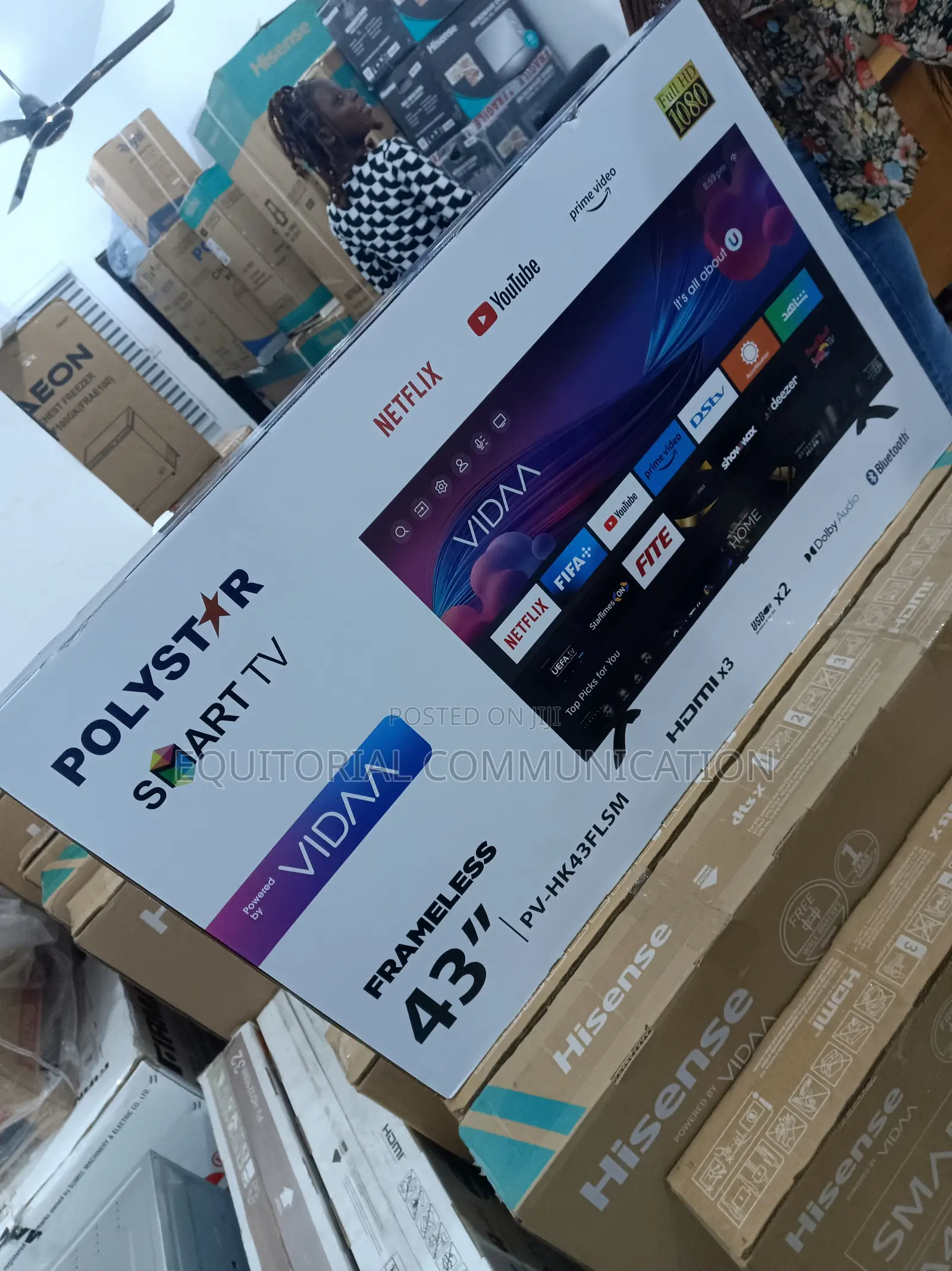 Most Selling Polystar 43inches Smart Tv 