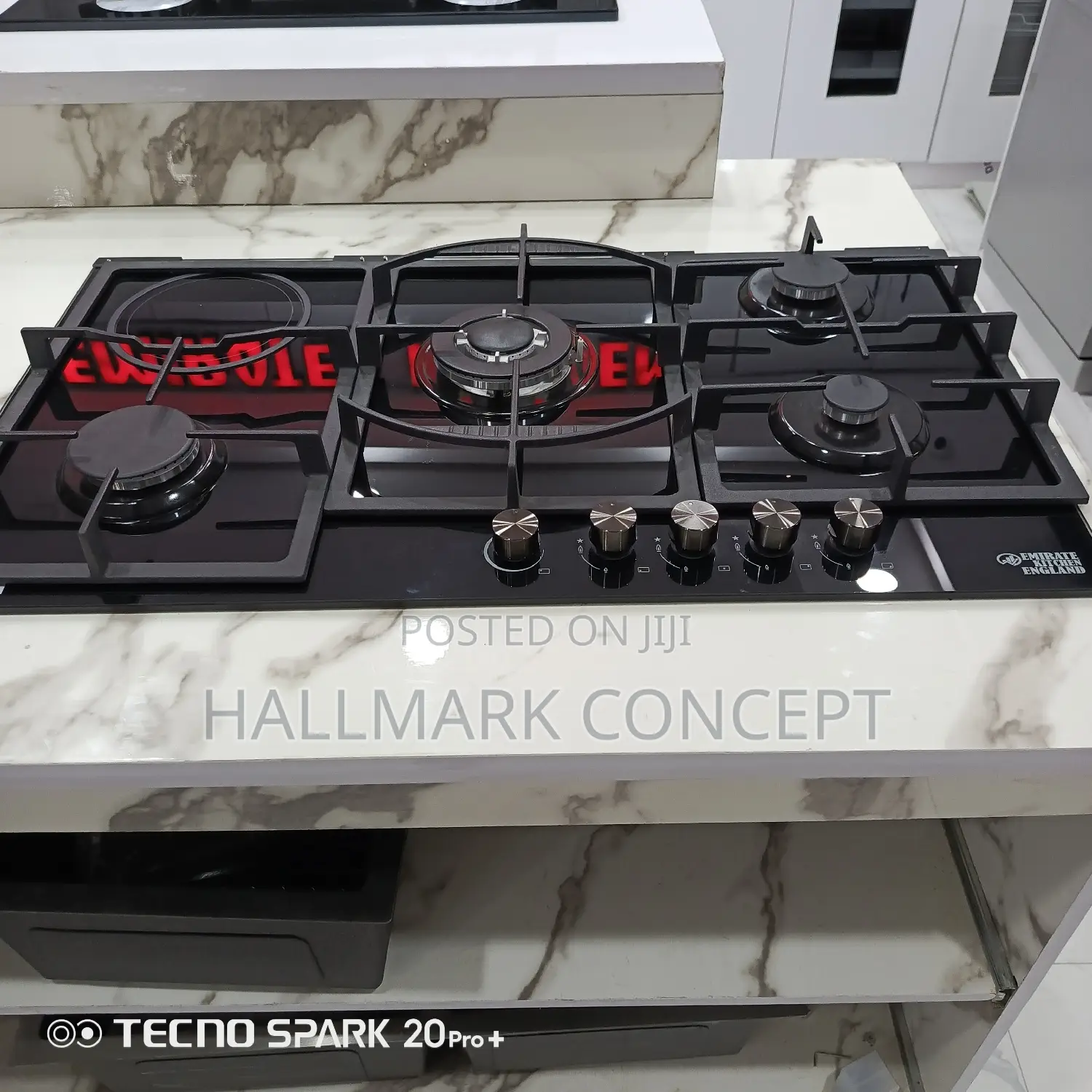 5 Burners Inbuilt Gas Cooker Tops
