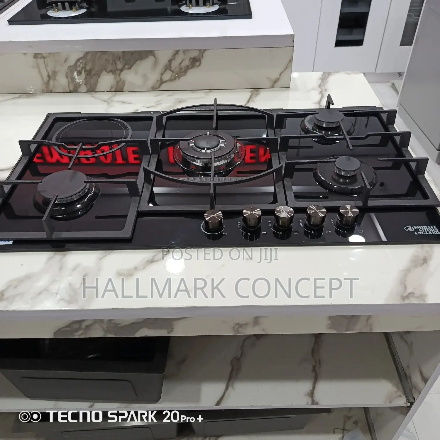 5 Burners Inbuilt Gas Cooker Tops