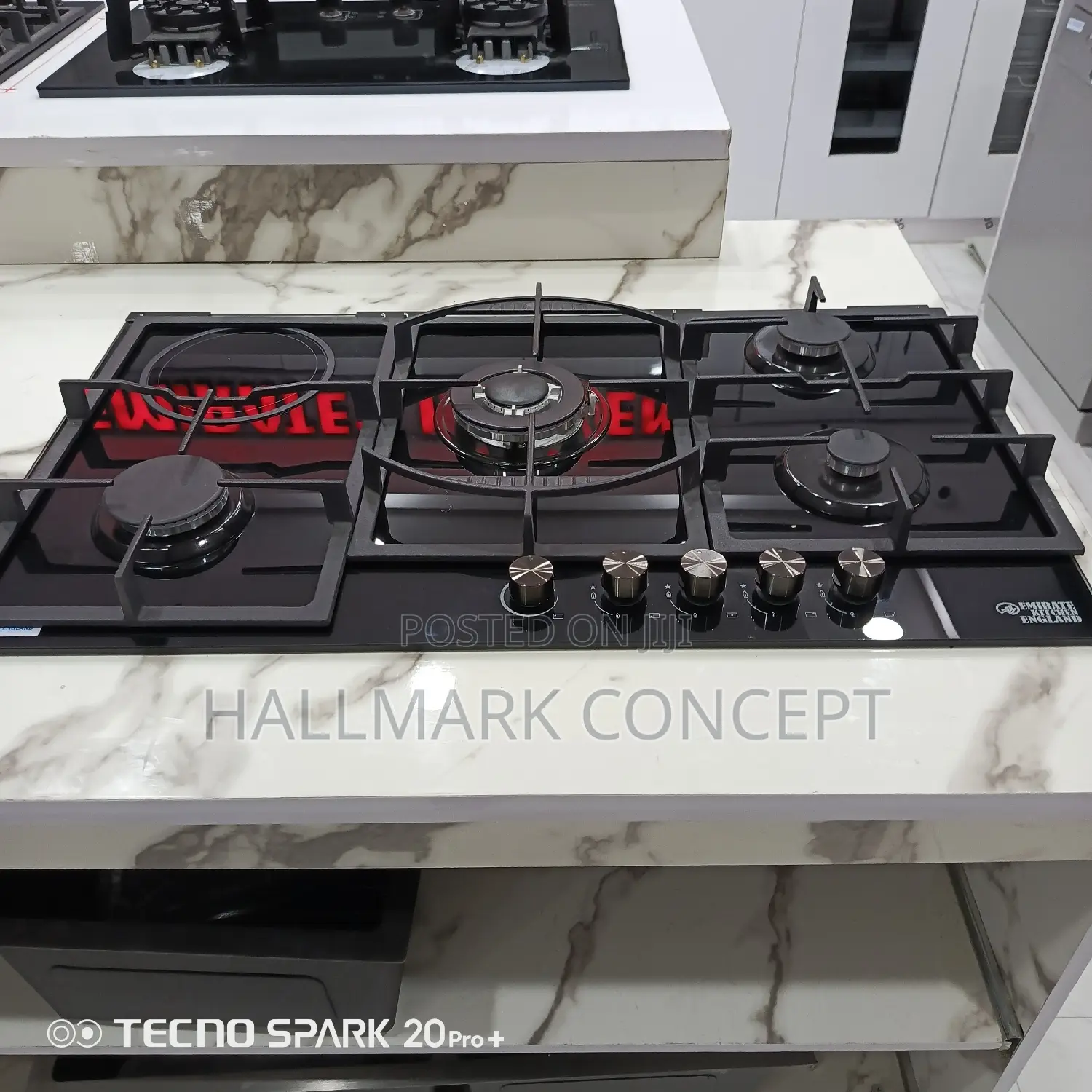 5 Burners Inbuilt Gas Cooker Tops
