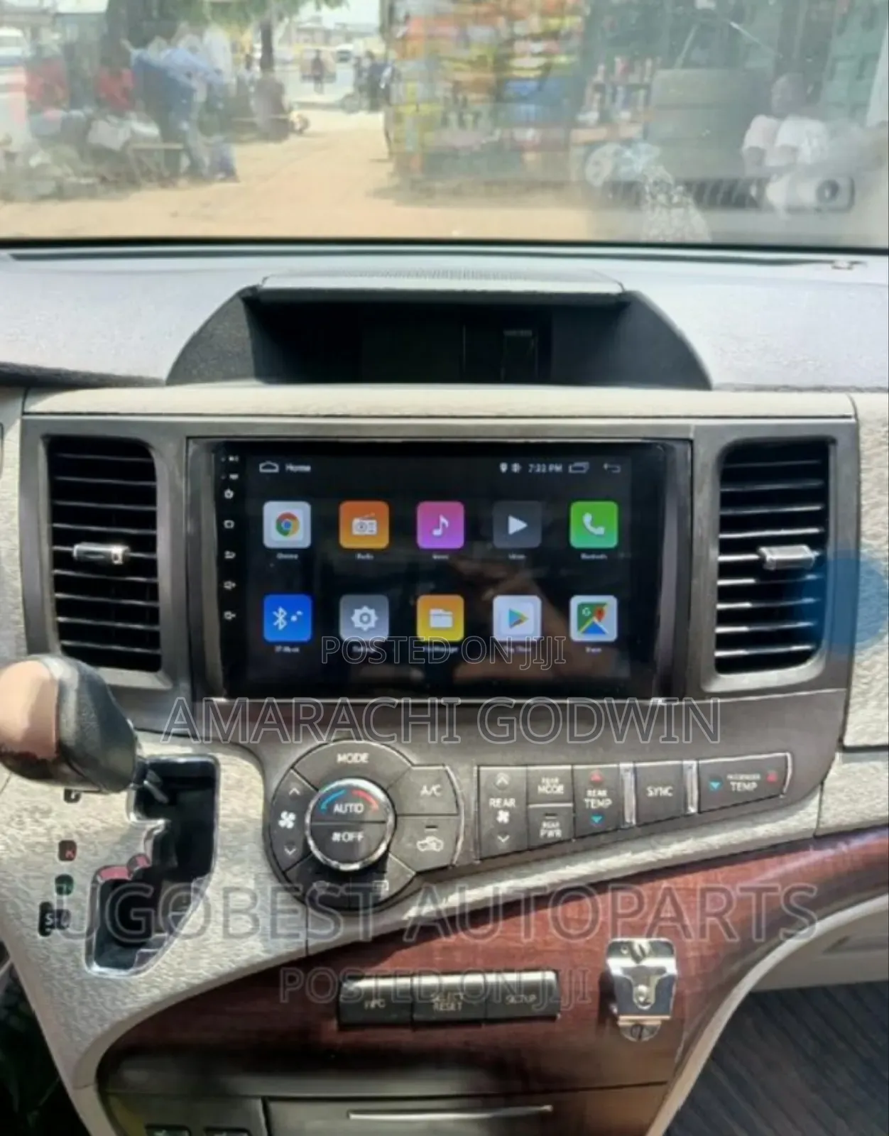 Toyota Sienna Android Navigation Screen
