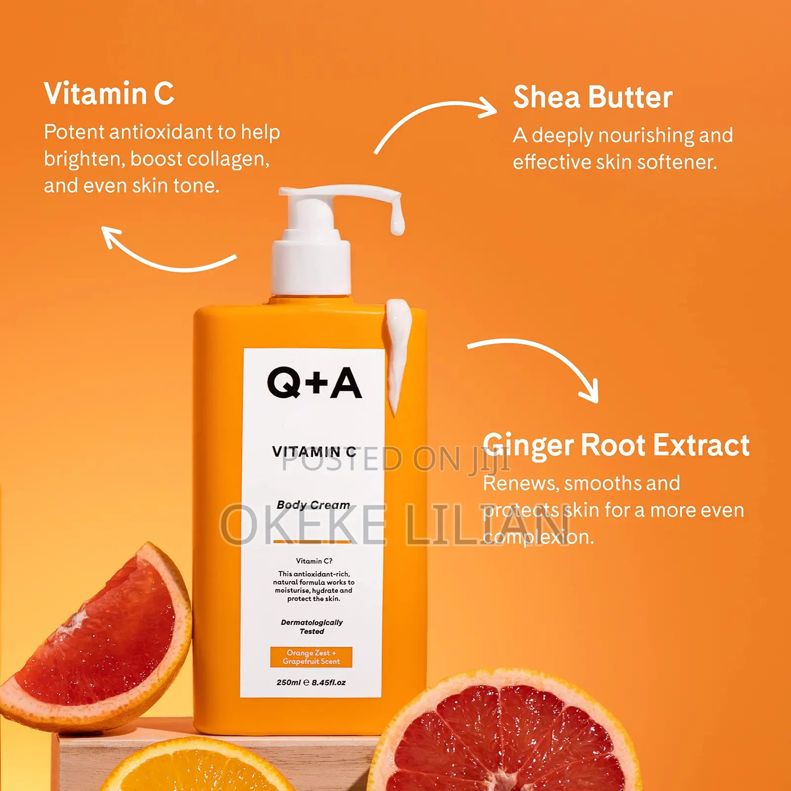 Q+A Vitamin C Body Cream