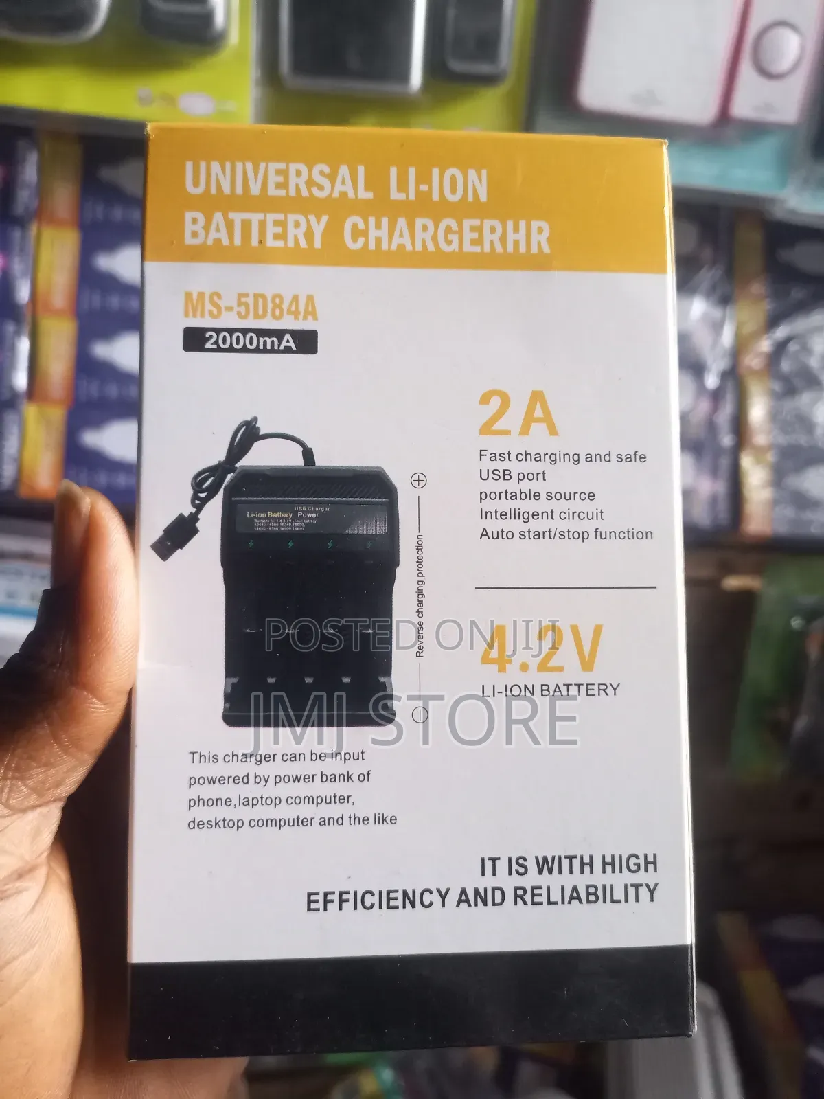 Universal Li-Ion Battery Charger Ms-5084a