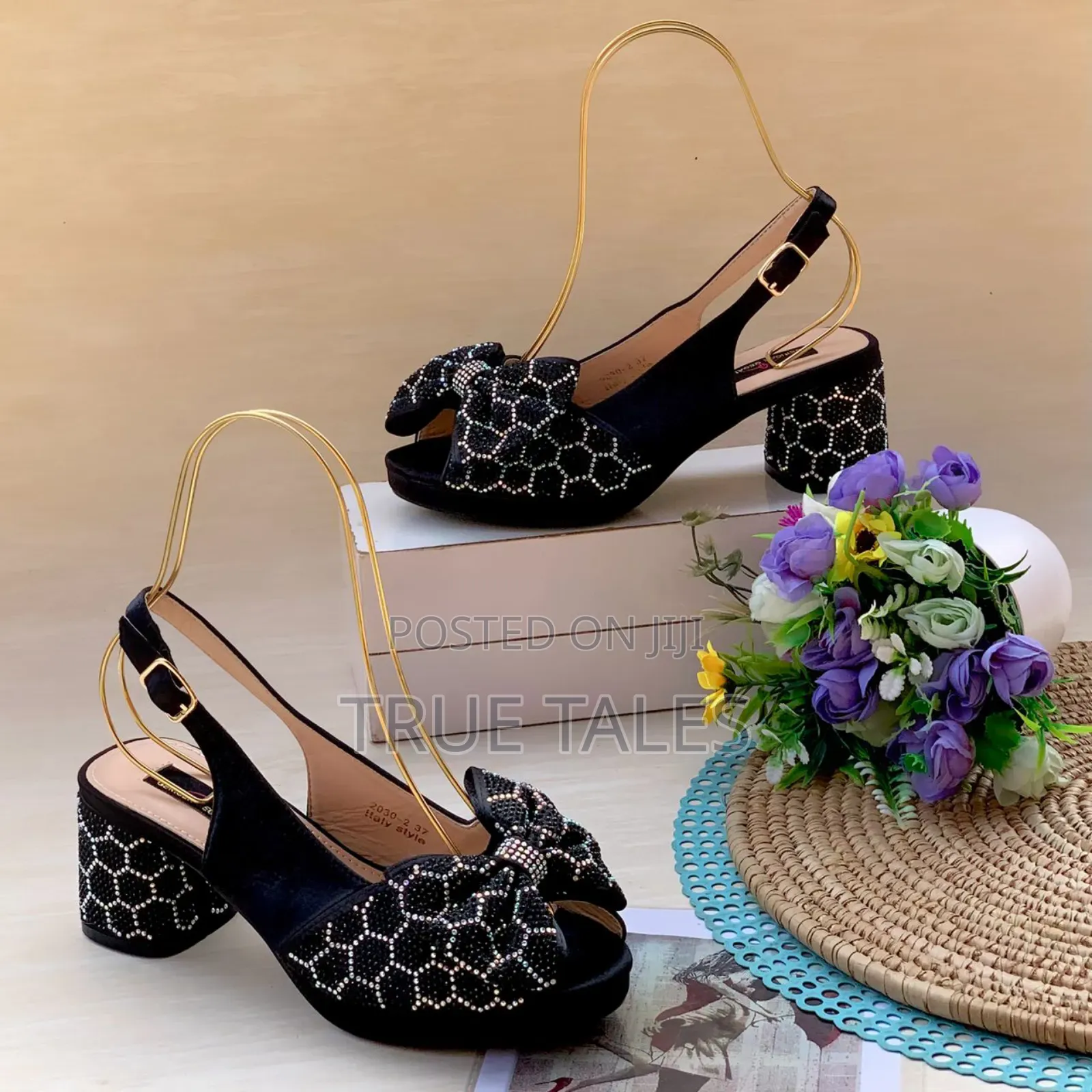 Classy Party Chunky Heels Sandals Shoes