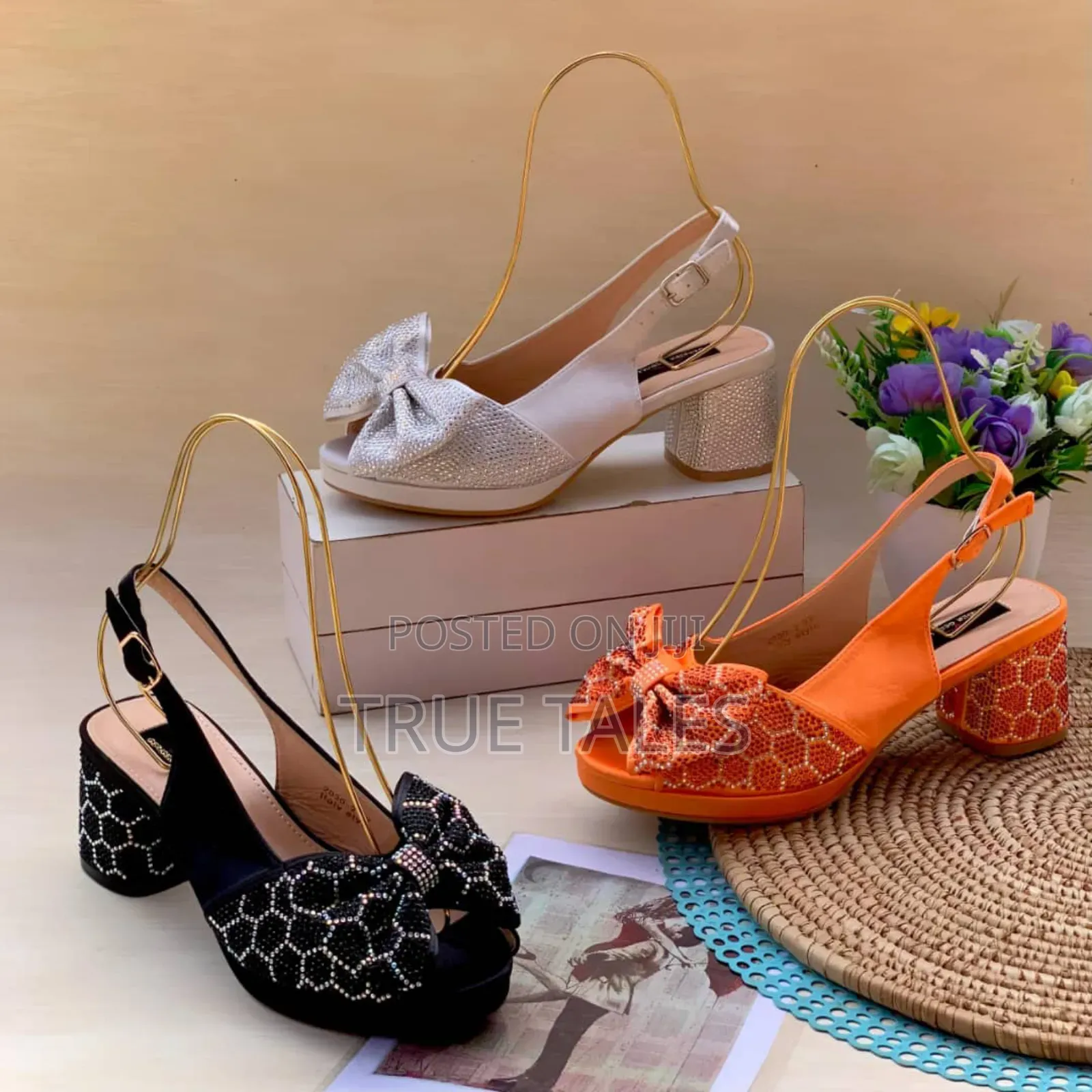 Classy Party Chunky Heels Sandals Shoes